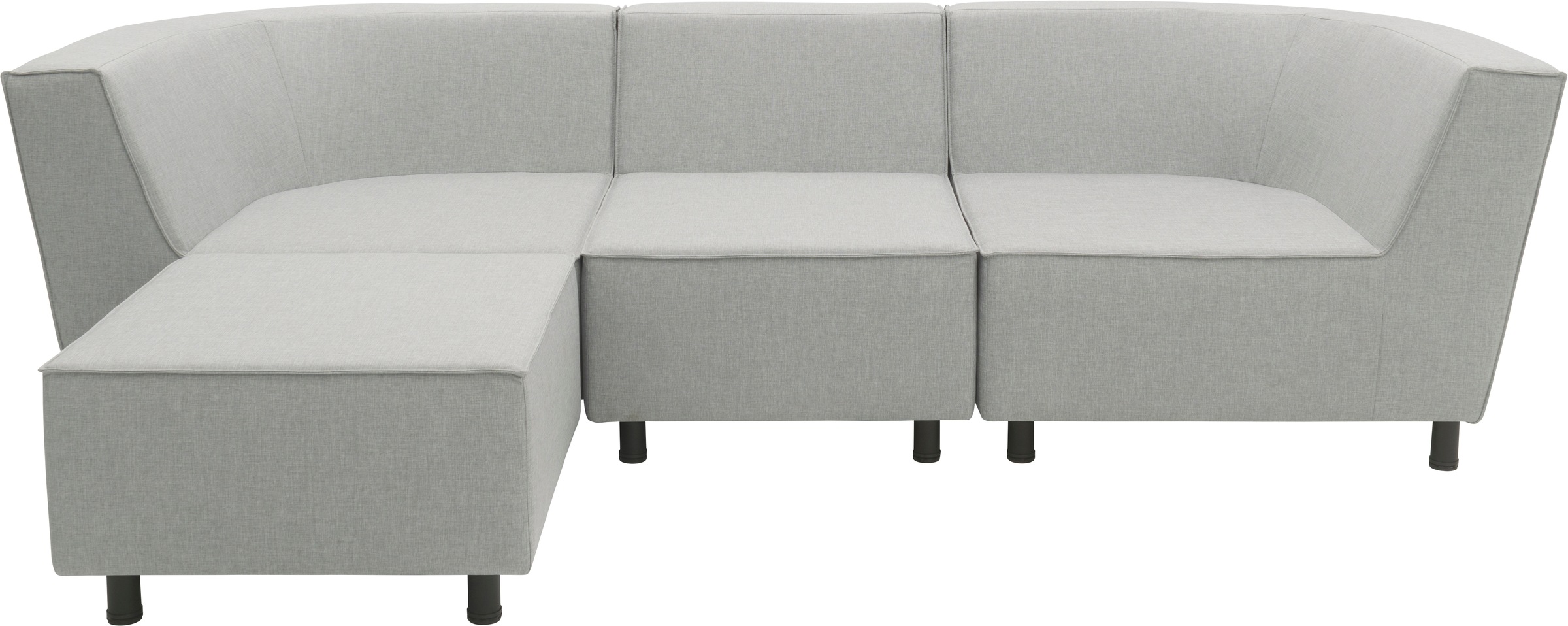 DOMO collection Ecksofa »Sonna, individuell zusammenstellbar L-Form«, Gartenlounge-Set oder Einzelelemente, Outdoor