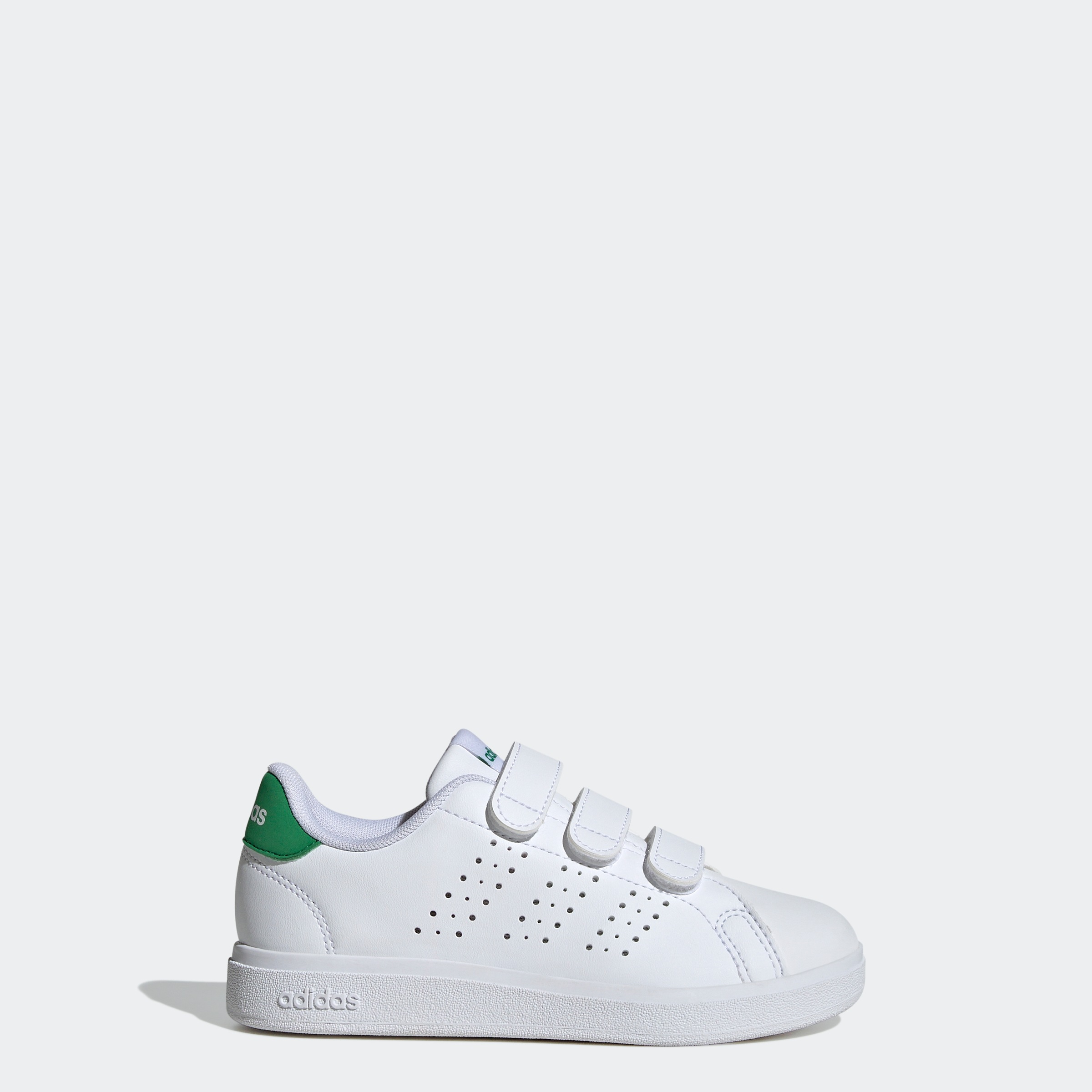 adidas Sportswear Klettschuh »ADVANTAGE BASE 2.0 KIDS«, Design auf den Spuren des adidas Stan Smith