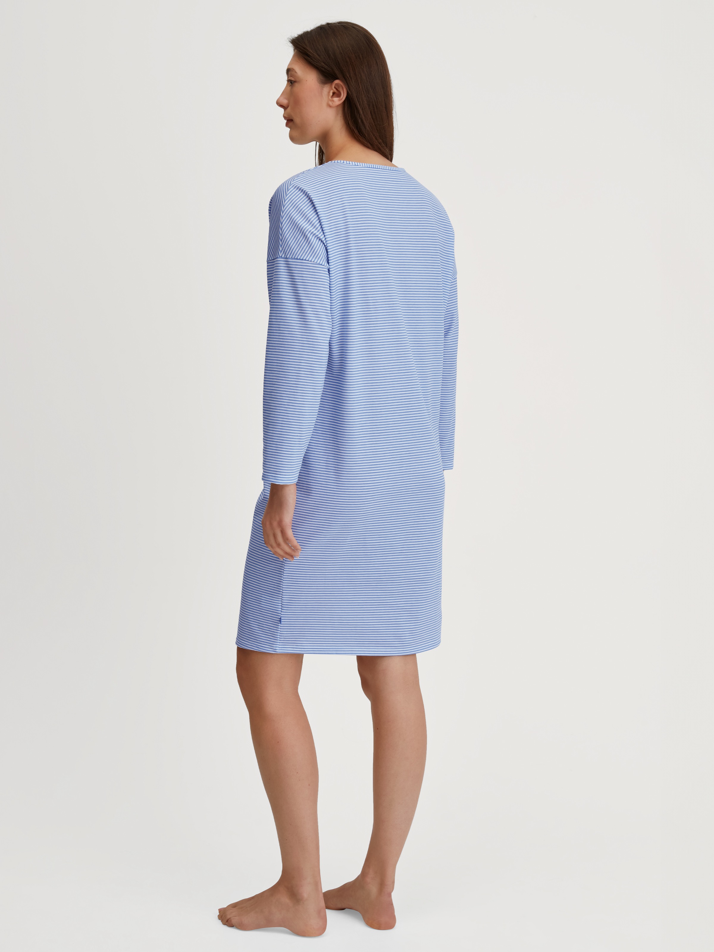 CALIDA Nachthemd »Lovely Nights«, Langarm, Rundhals, Pure Cotton, Single Jersey, weich, atmungsaktiv