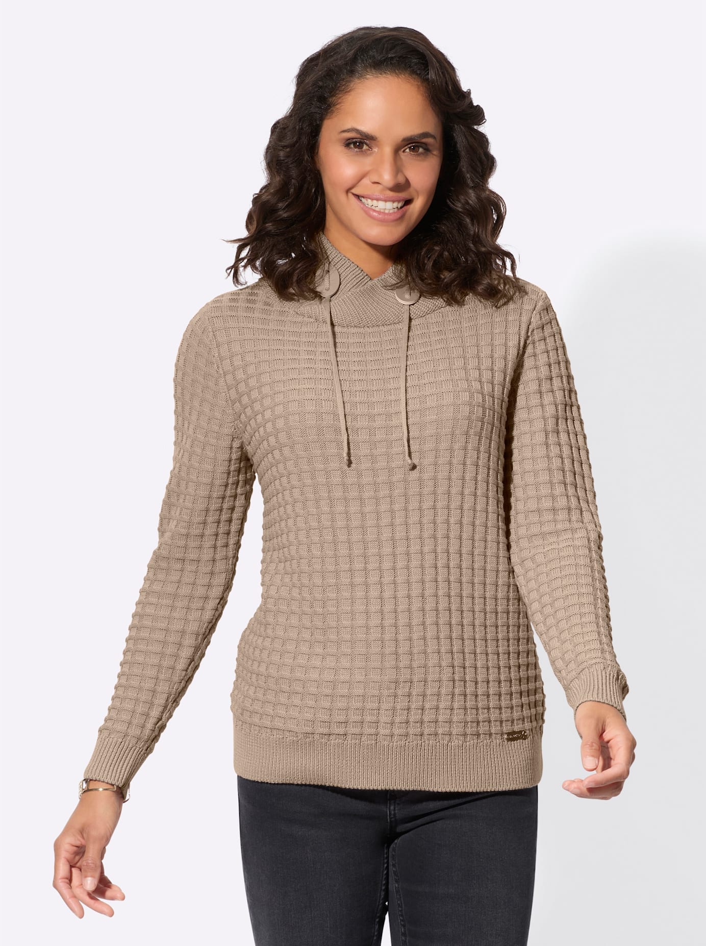 Casual Looks Strickpullover »Langarm-Pullover«