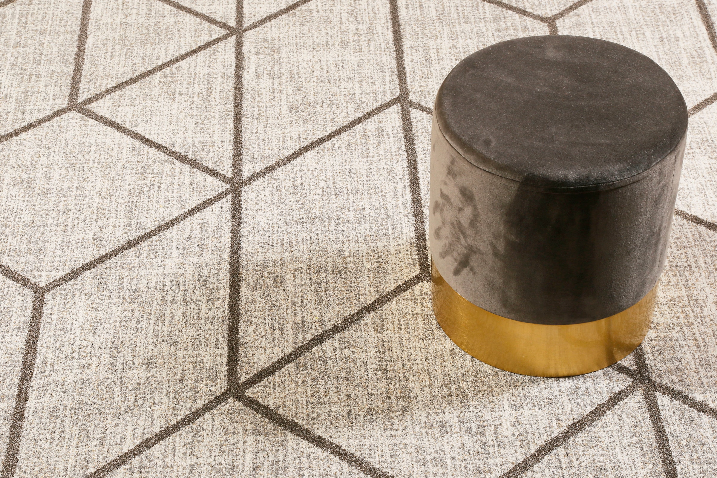 Wecon home Teppich »Bossa Lounge«, rechteckig, 10 mm Höhe, 3D-Design, Kurzflor, Wohnzimmer