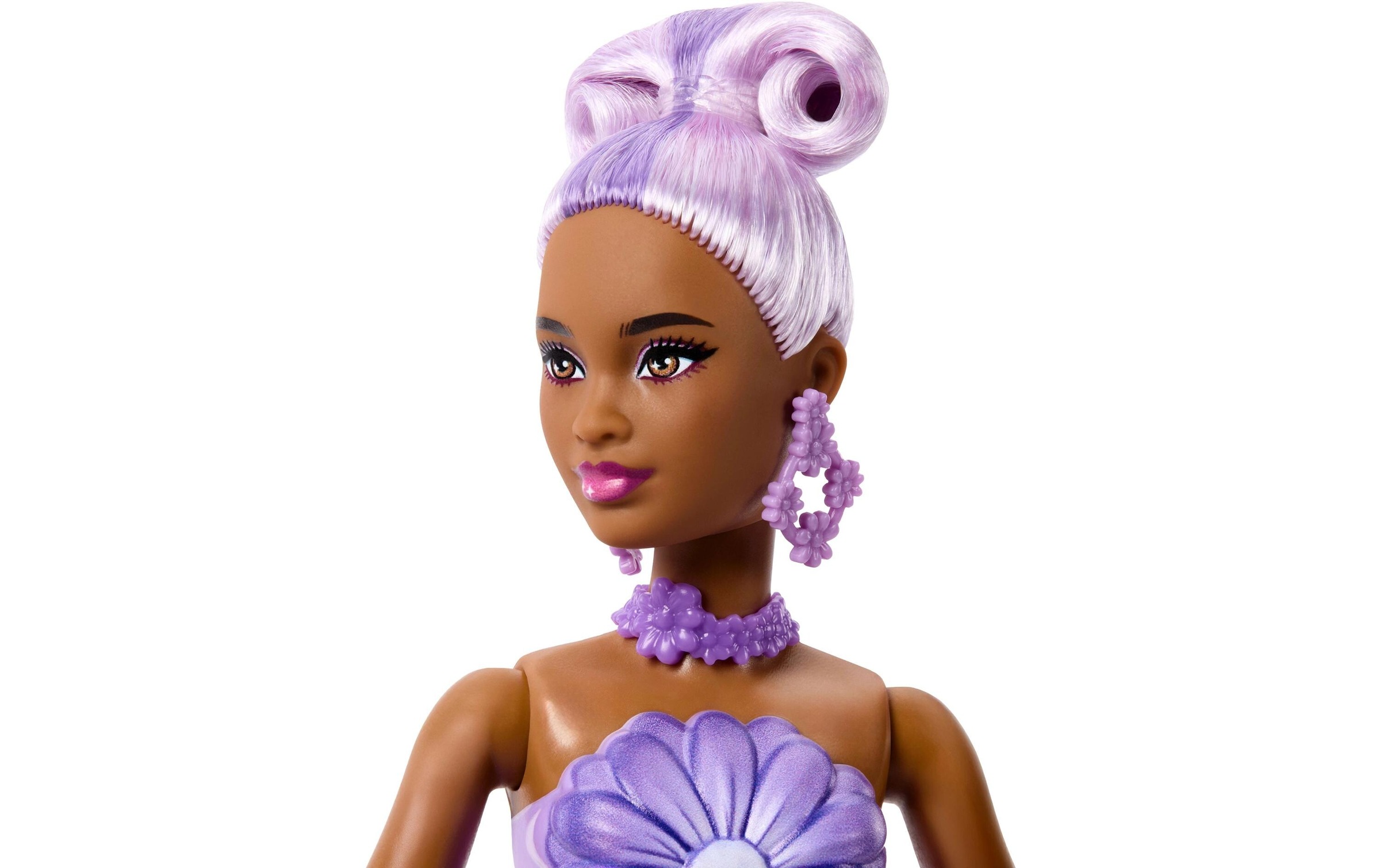 Barbie Anziehpuppe "Flower Surprise Puppe Lila Blümchen" Blumen-Überraschungspuppe