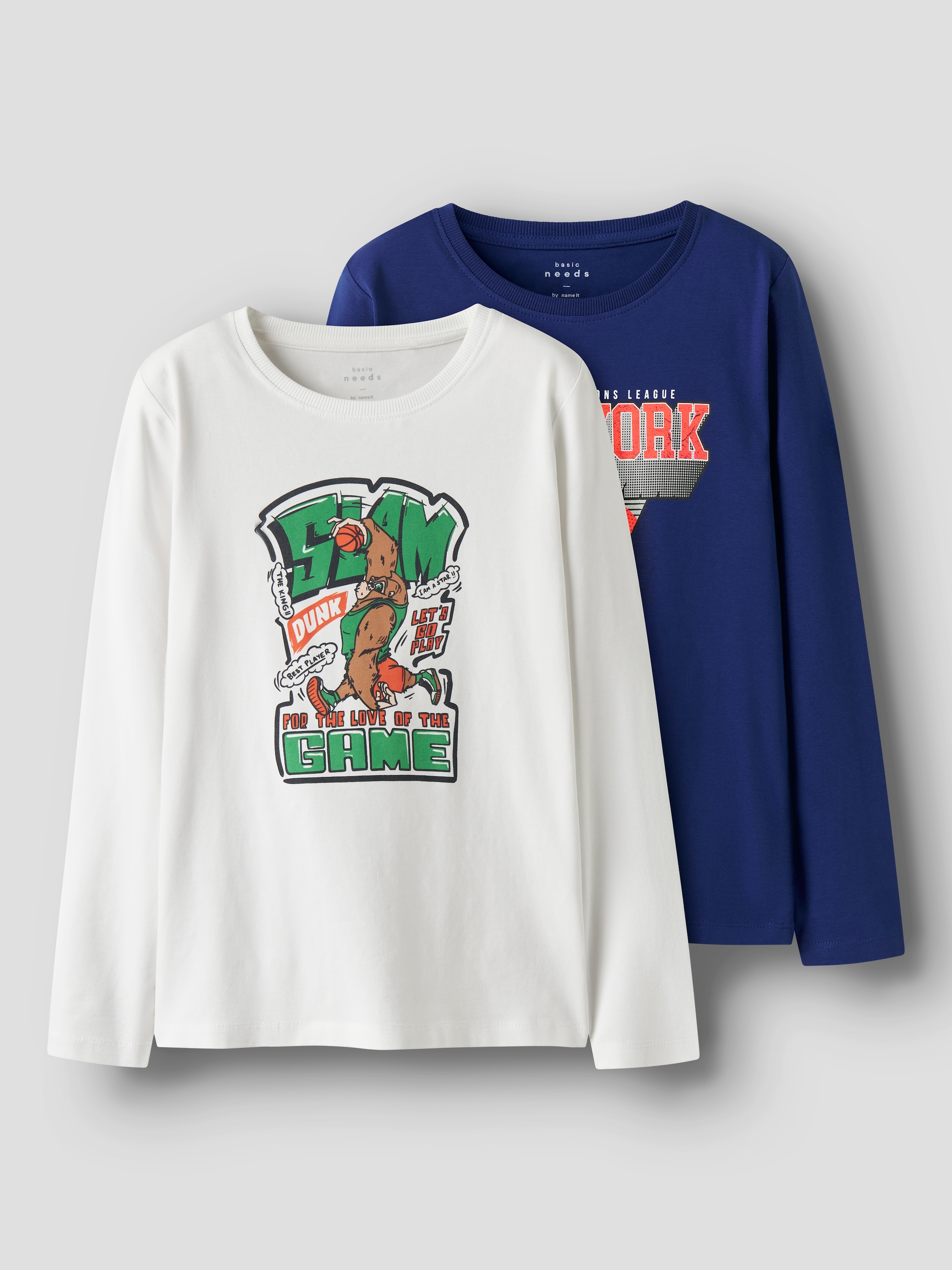 Name It Langarmshirt »NKMVUX 2P LS TOP«, (Packung, 2er-Pack)