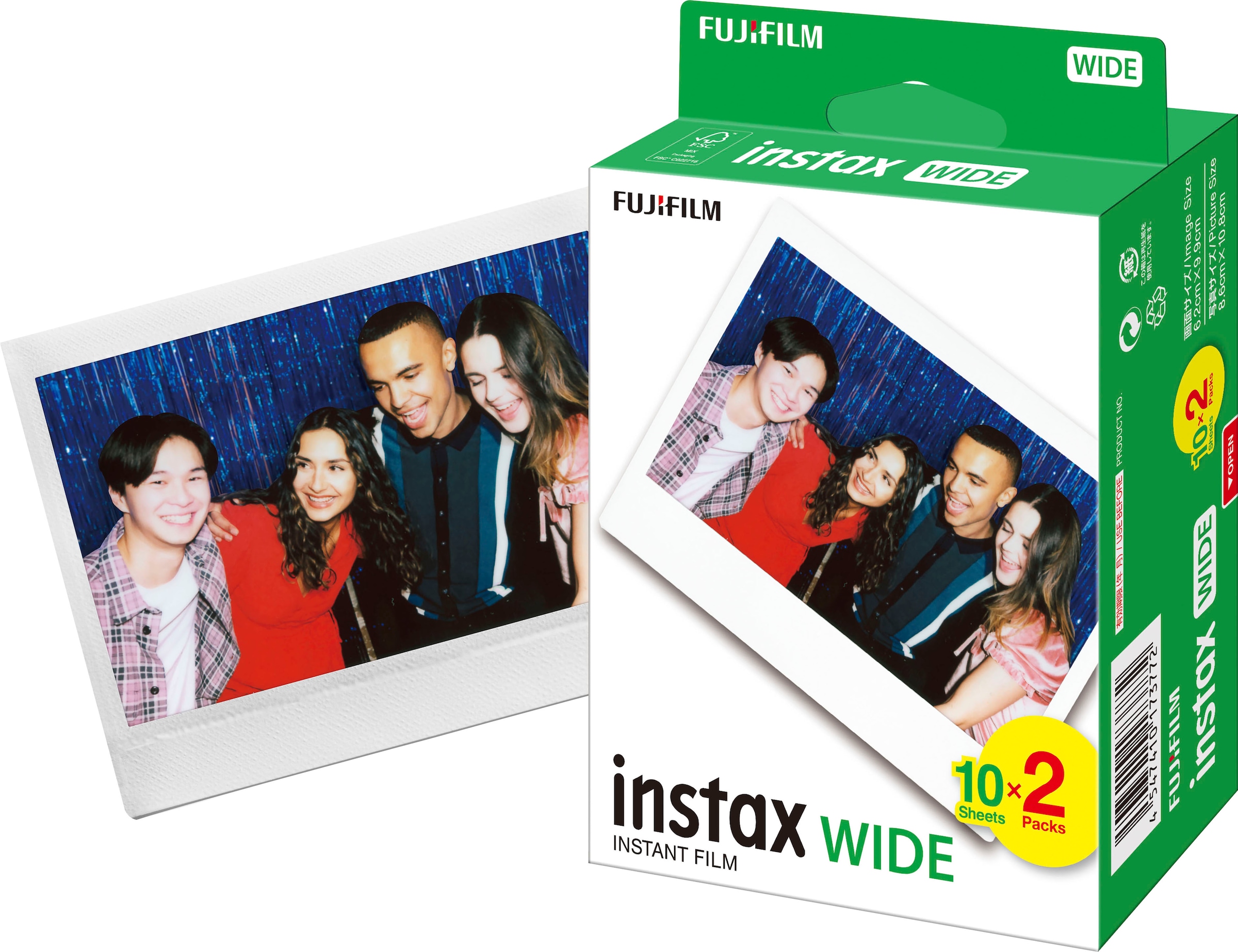 FUJIFILM Sofortbildfilm "Instax WIDE Film"