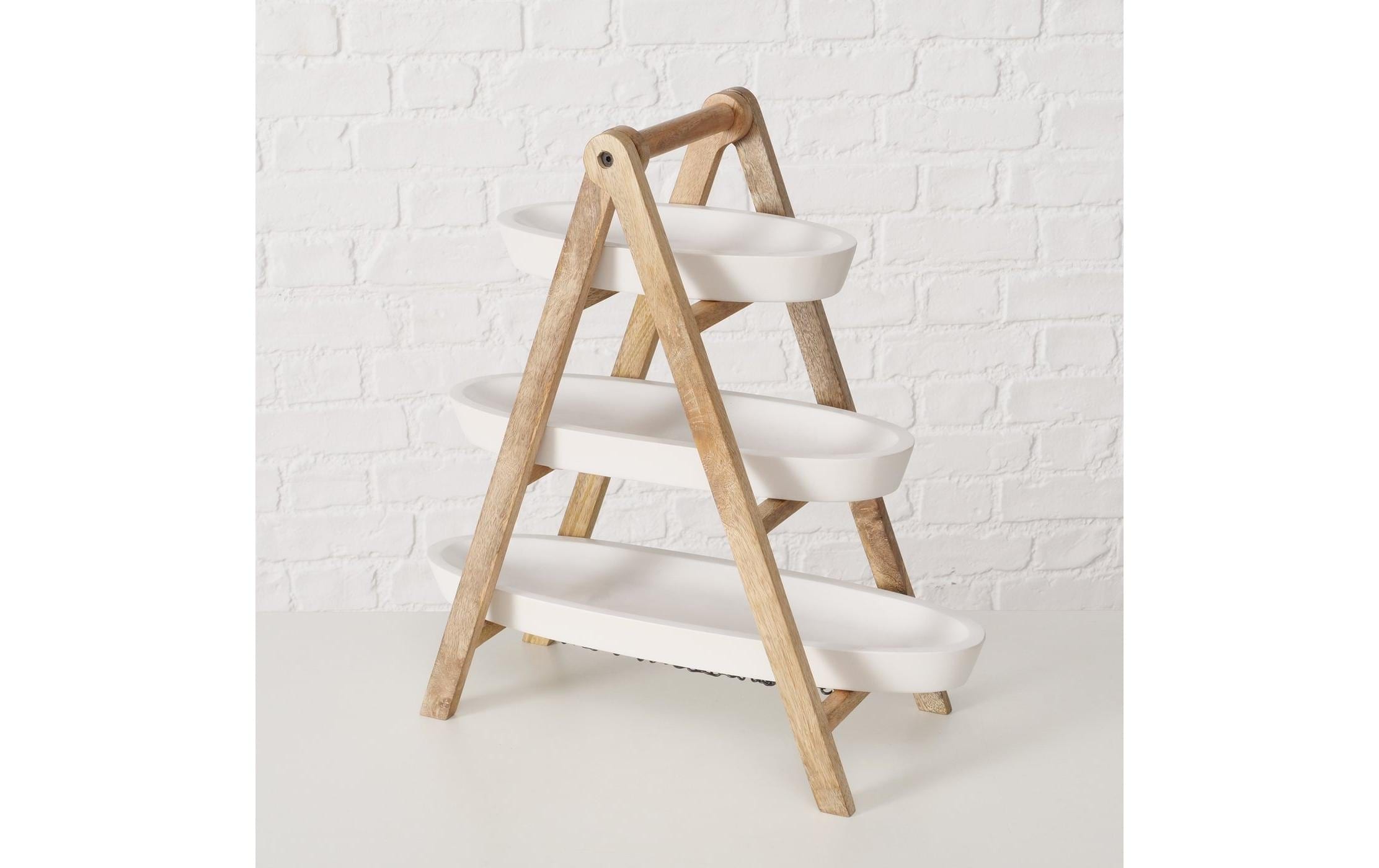 BOLTZE Etagere »Manum, Braun«, Holzart: Mango (China)