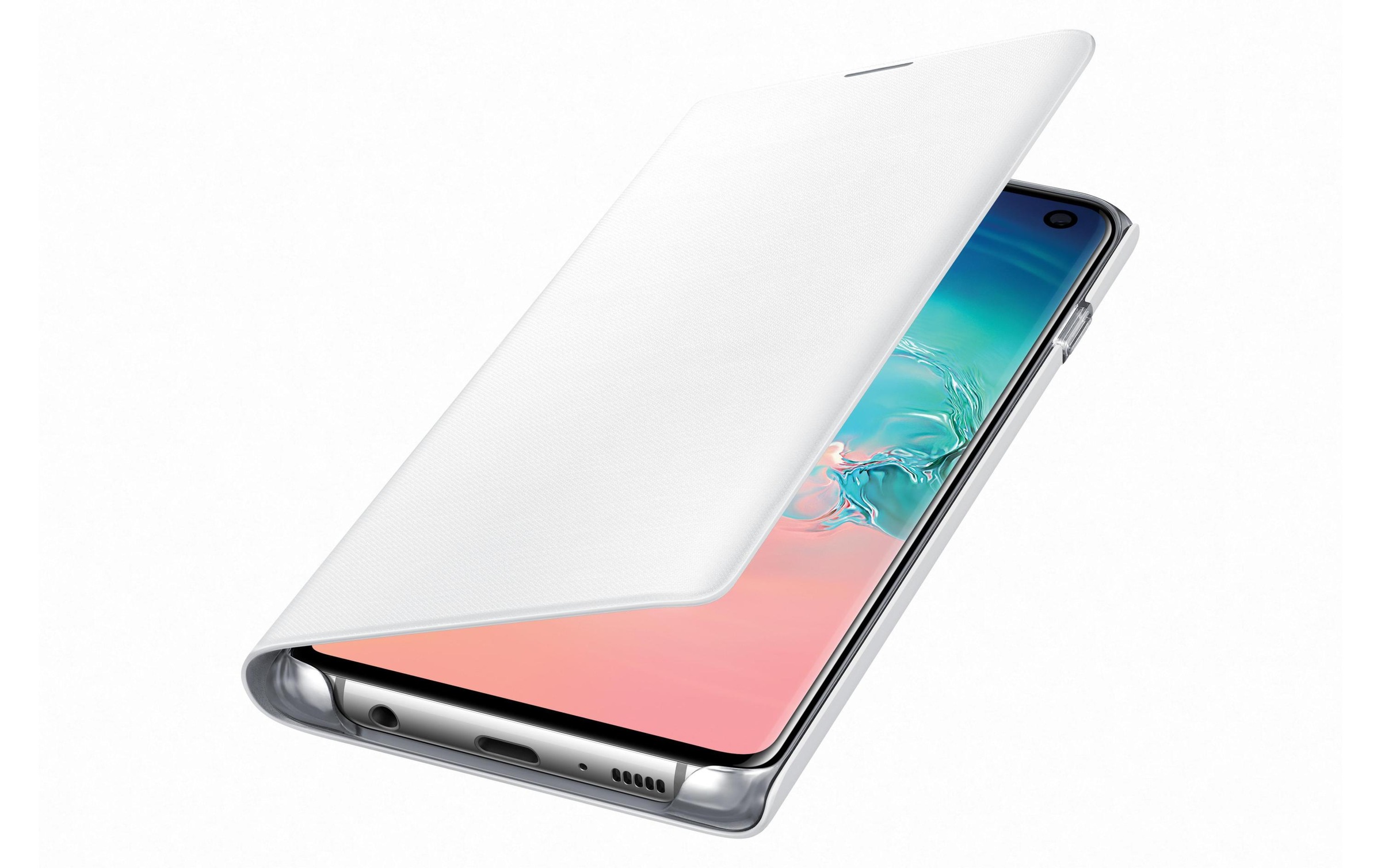Samsung Smartphone-Hülle »EF-NG973 LED View«, Galaxy S10
