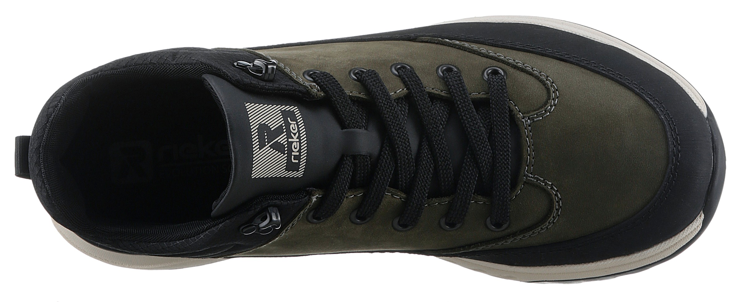 RIEKER Sport Sneaker, Freizeitschuh, Outdoorschuh, Schnürboots mit TEX-Membran