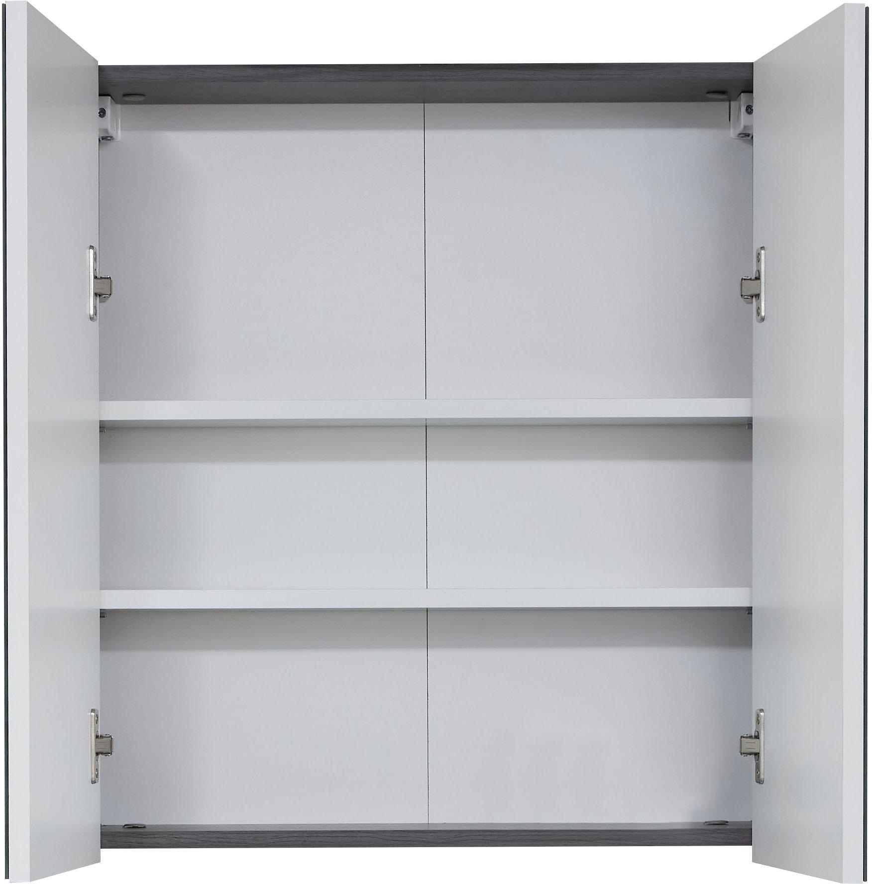 INOSIGN Spiegelschrank »Sovana«, Badschrank wahlweise mit oder ohne Beleuchtung - (B/T/H) 60/18/67 cm