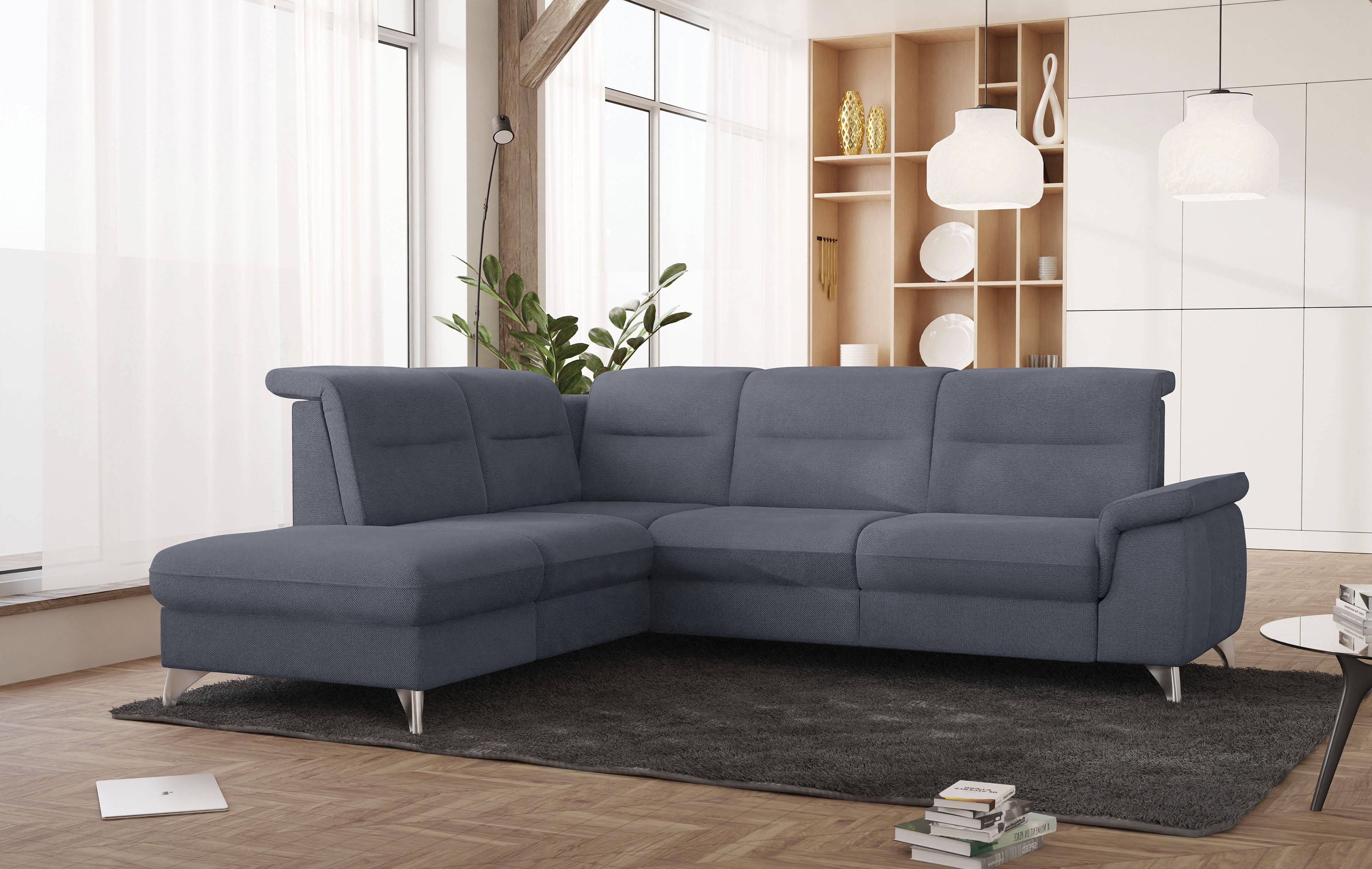 sit&more Ecksofa "Astoria L-Form" wahlweise mit motorischer Relaxfunktion