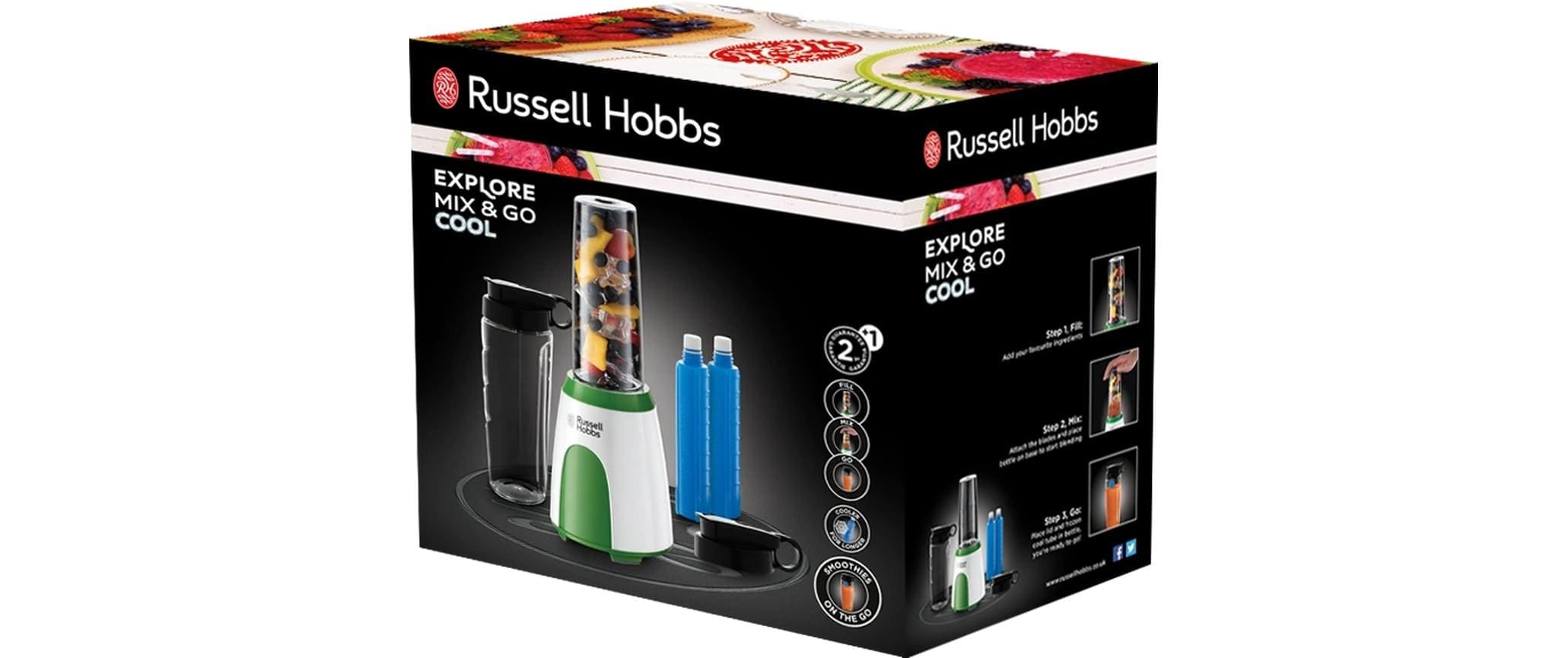 RUSSELL HOBBS Smoothie-Maker »Maker Explore Maker Mix & Go Cool«, 300 W