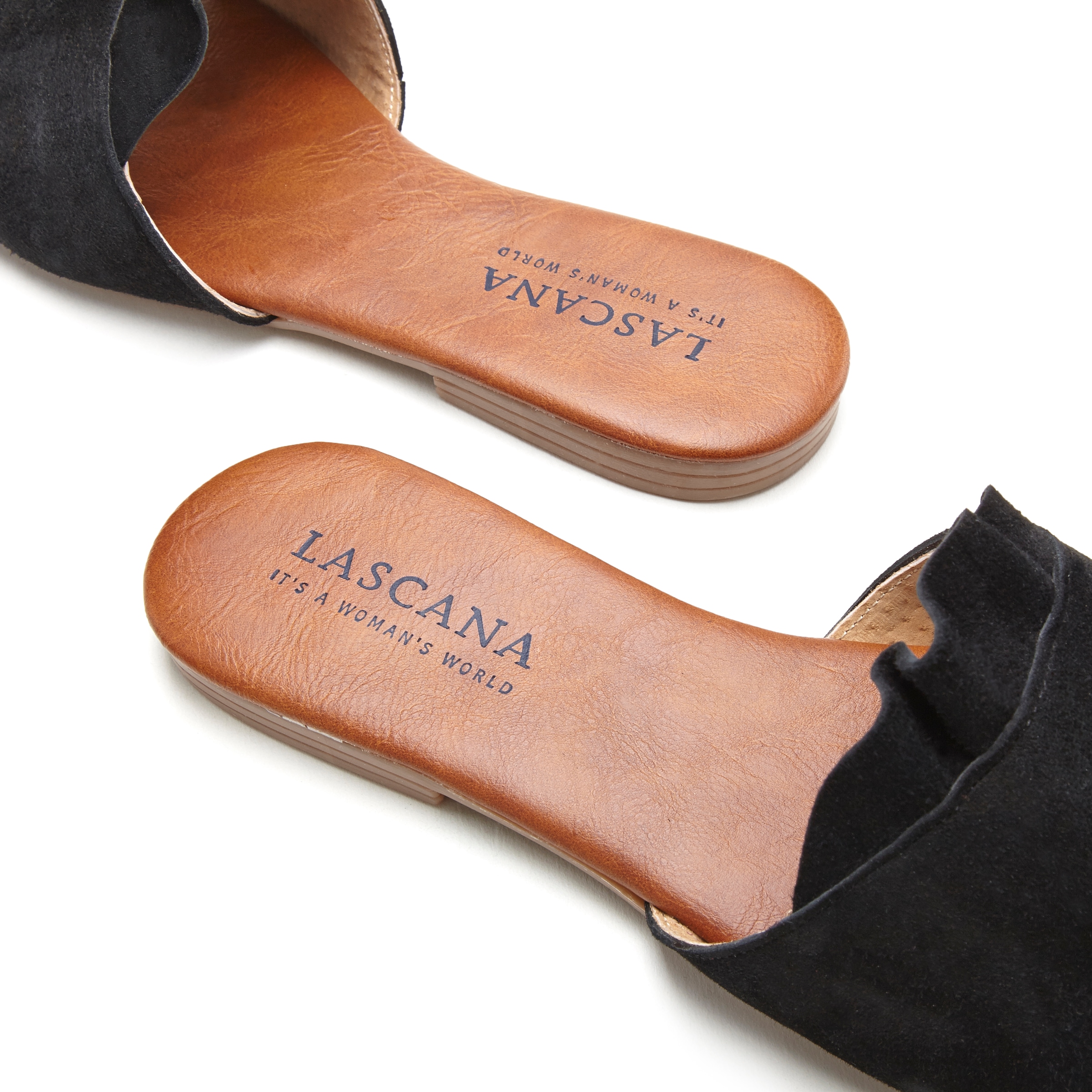 LASCANA Pantolette, Mule, Sandale, offener Schuh aus weichem Leder online  shoppen bei Jelmoli-Versand Schweiz