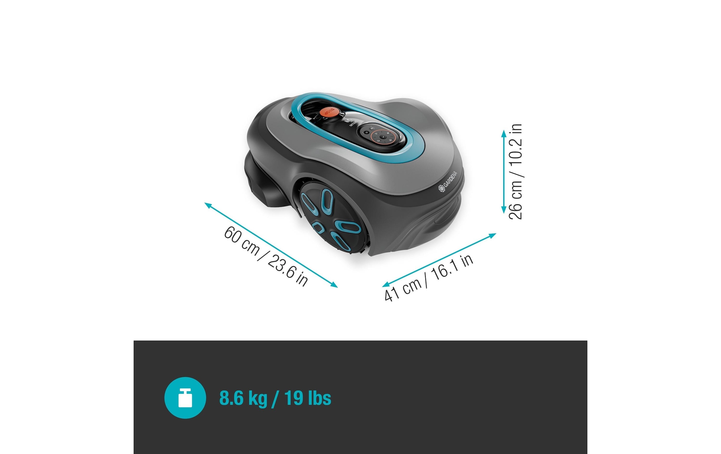 GARDENA Rasenmähroboter »Smart Sileno Pro 600 600 m²«