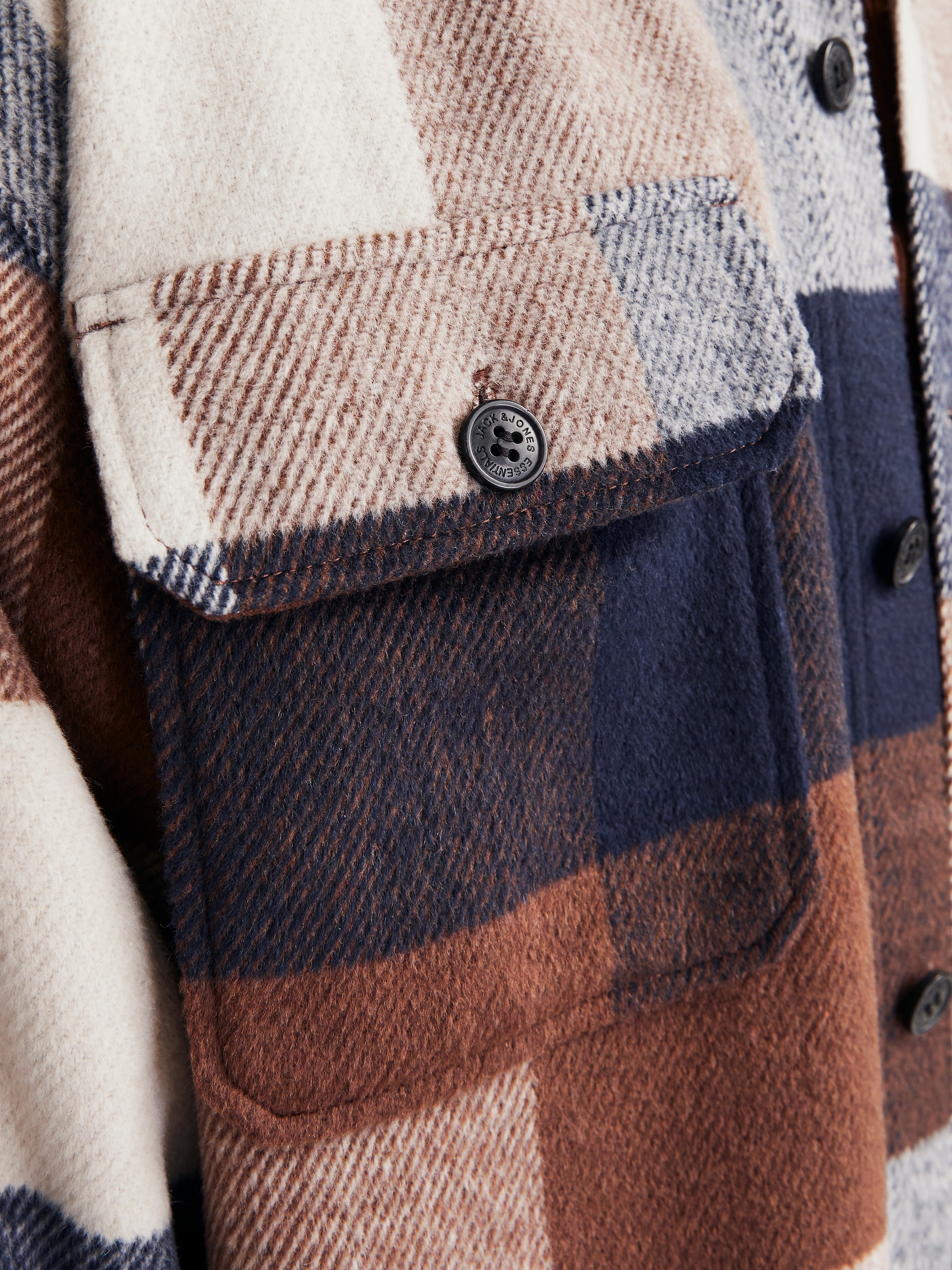 Jack & Jones Langarmhemd »JJEBRADLEY OLLIE OVERSHIRT LS NOOS«, mit Brusttaschen