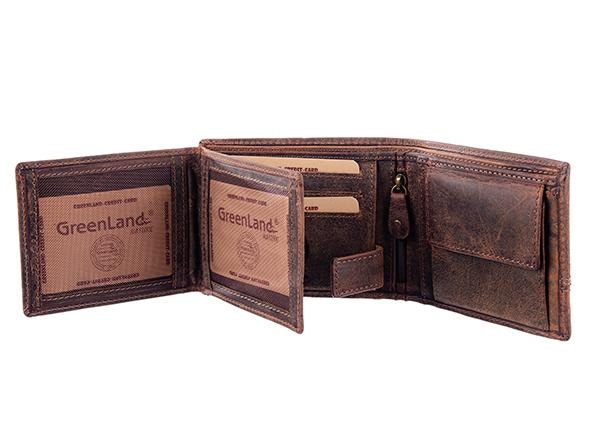 GreenLand Nature Geldbörse »Classic«, aus | mit Jelmoli-Versand Ziernaht im Leder Querformat online kaufen