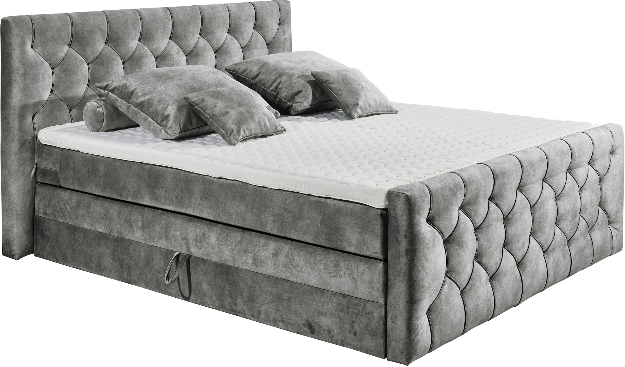 ED EXCITING DESIGN Boxspringbett Cashfield, inkl. einem Topper mit Klimaband und zwei Bettkästen (74)
