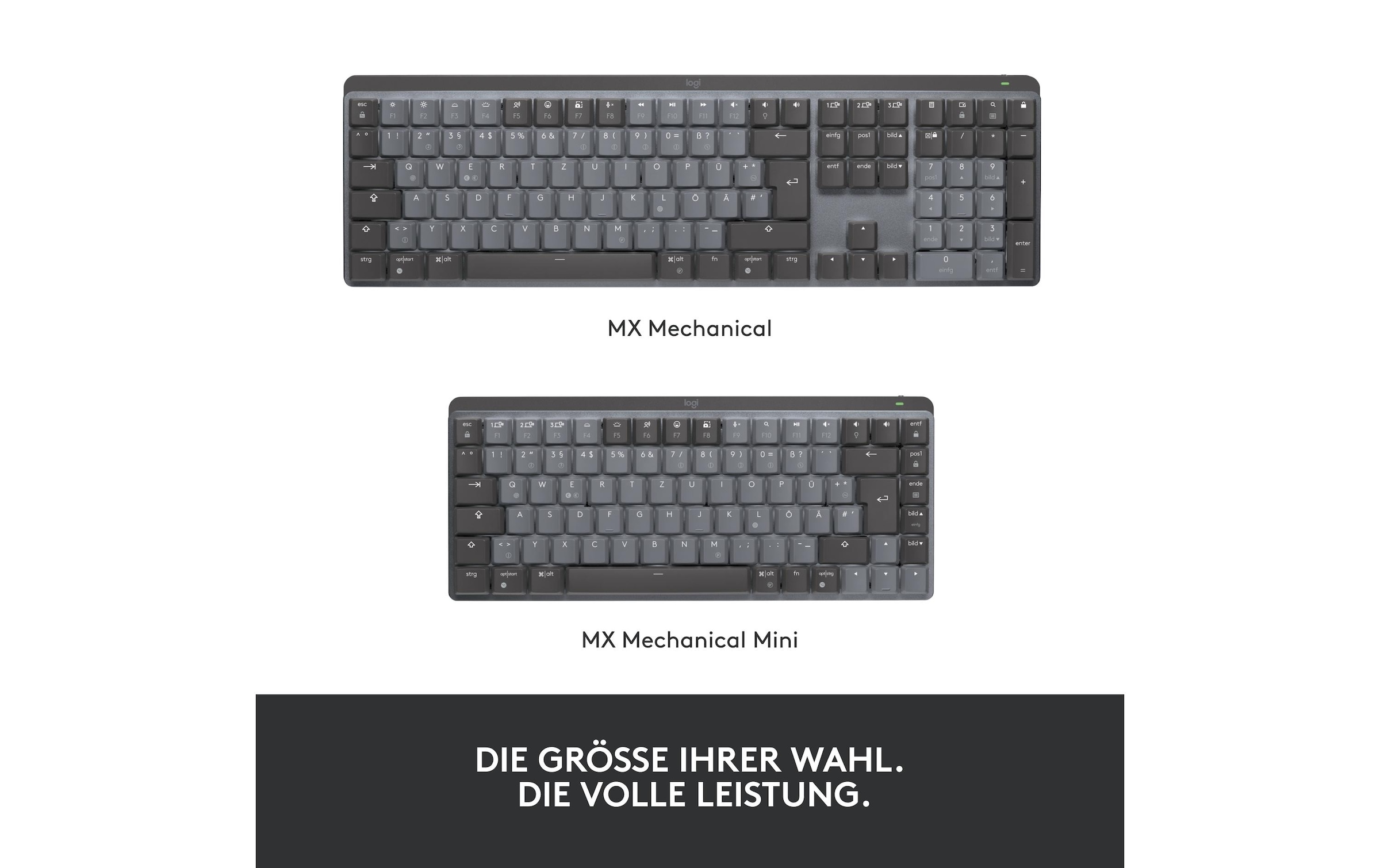 Logitech Wireless-Tastatur »MX Mechanical Mini«