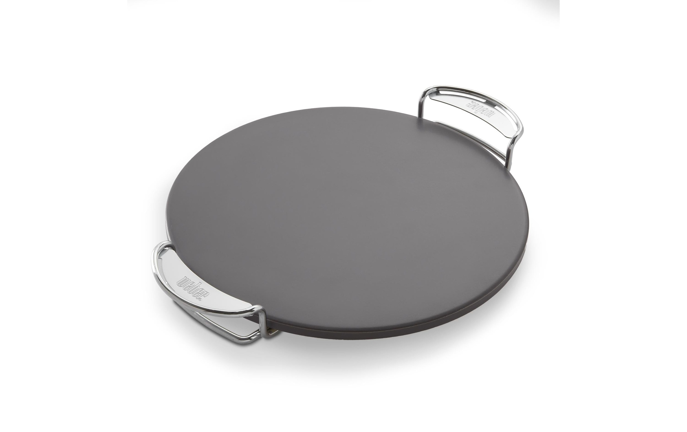 Weber Pizzastein »mit Gestell, rund«, Edelstahl