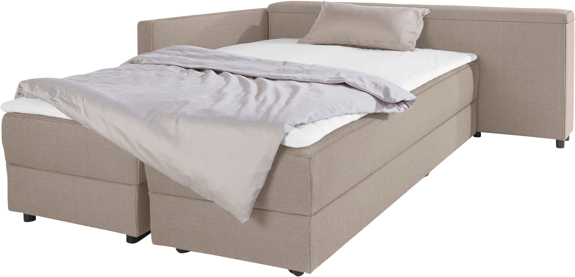 LOOKS by Wolfgang Joop Ecksofa »LooksIII L-Form«, durch Drehfunktion zum Bett wandelbar, inklusive Staufach