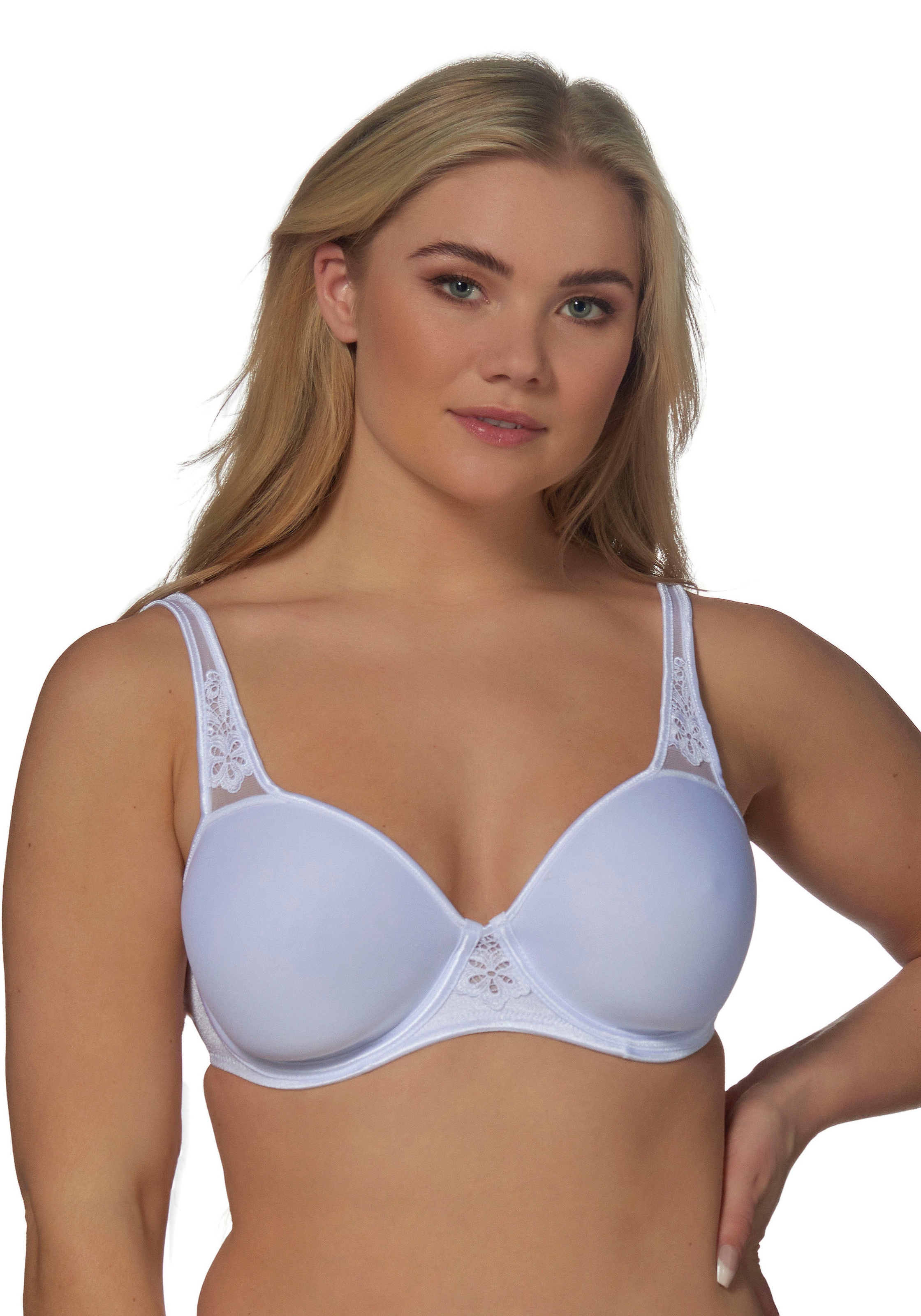 Elbrina Bügel-BH »Spacer Bra« vorgeformte Cups, breite Träger, mit Bügel, mit Spitze, feminin