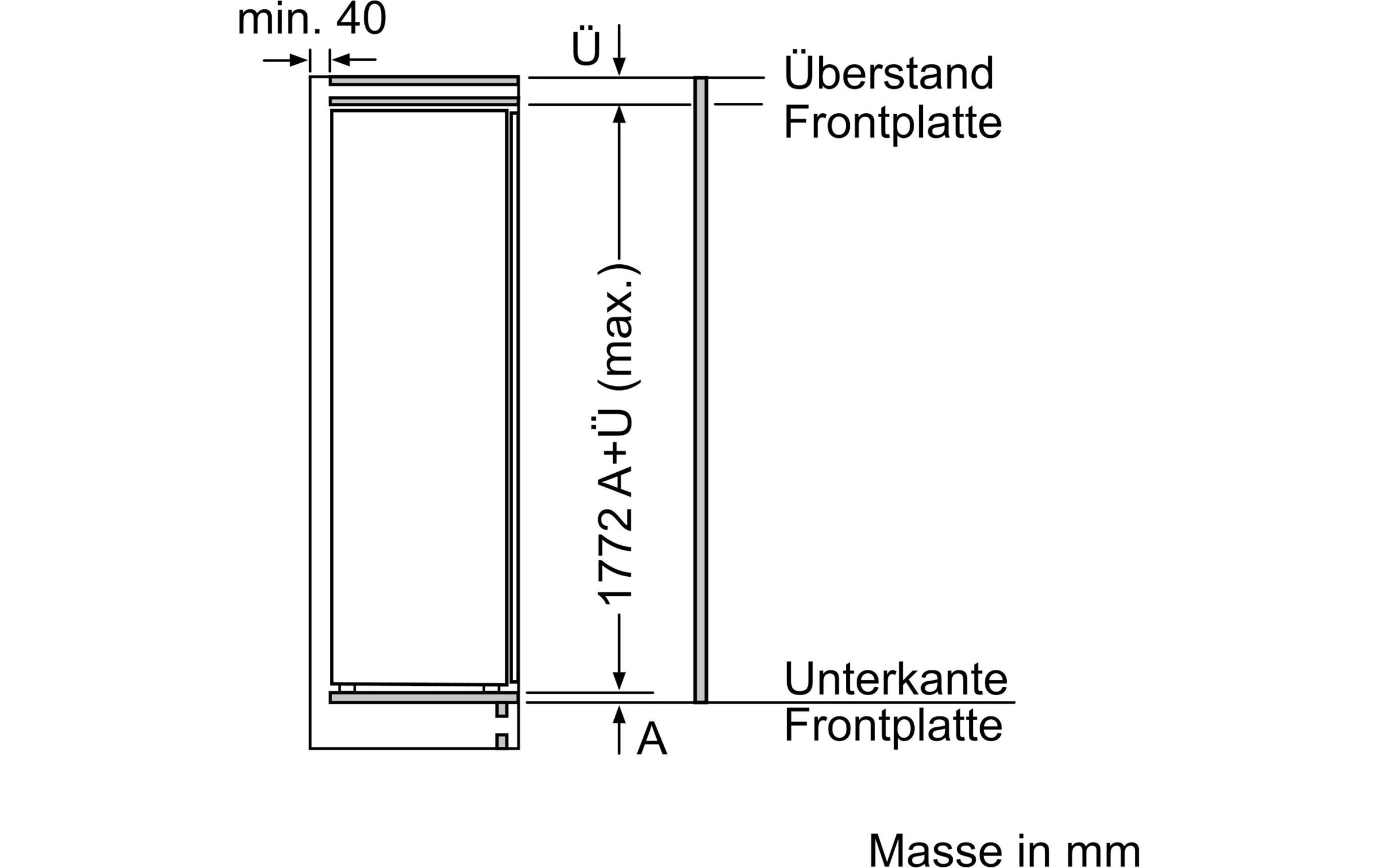 SIEMENS Einbaukühlschrank »KI82LADE0«