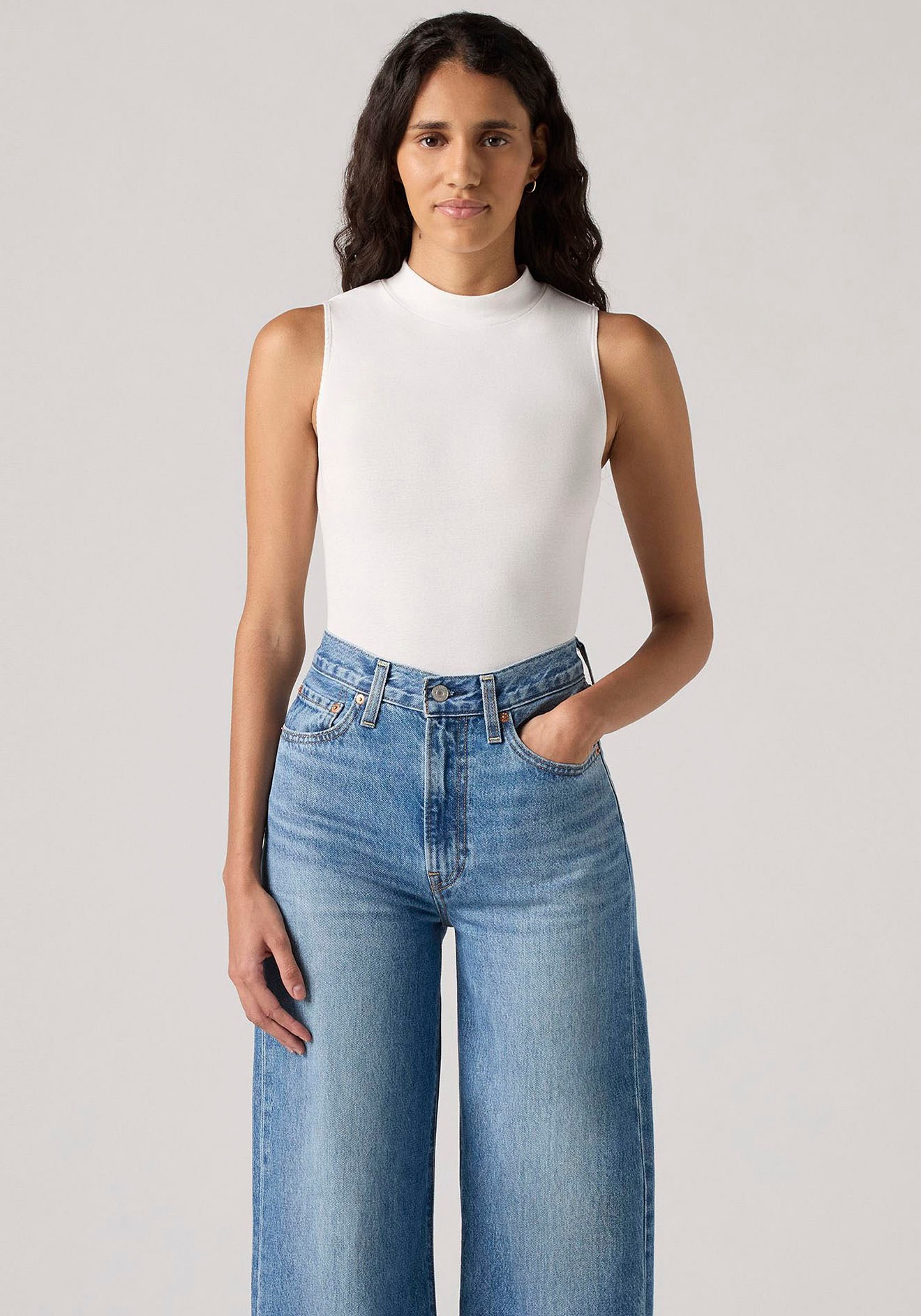 Levi's® Shirttop mit Stehkragen