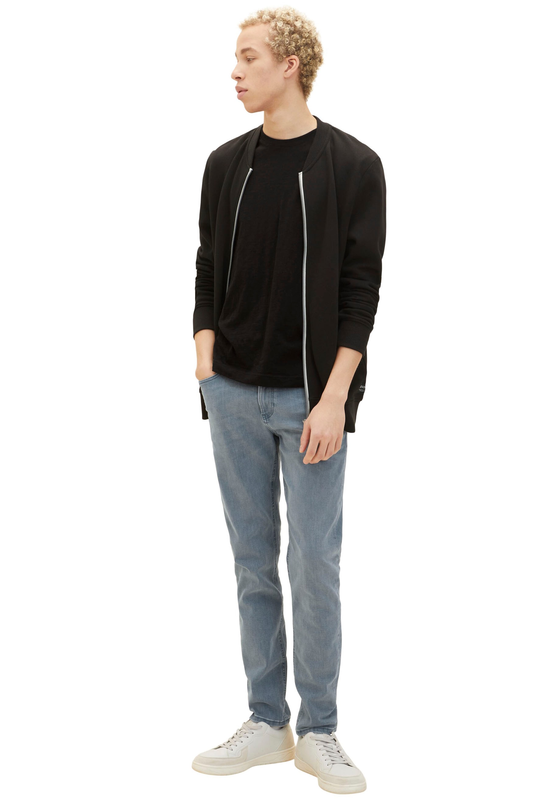 TOM TAILOR Denim Slim-fit-Jeans, mit Logo-Badge