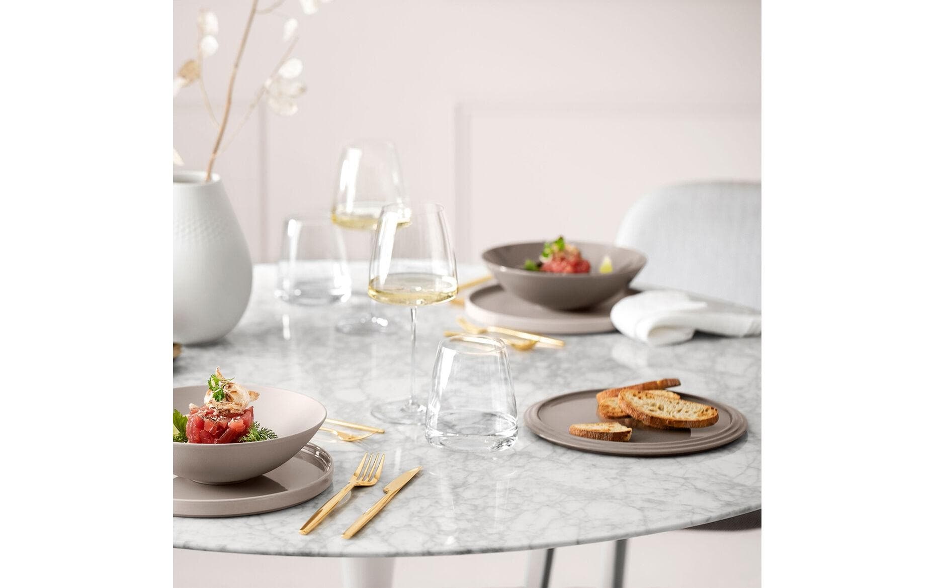 VILLEROY & BOCH La Boule Iconic 7 pièces Pure Beige crème