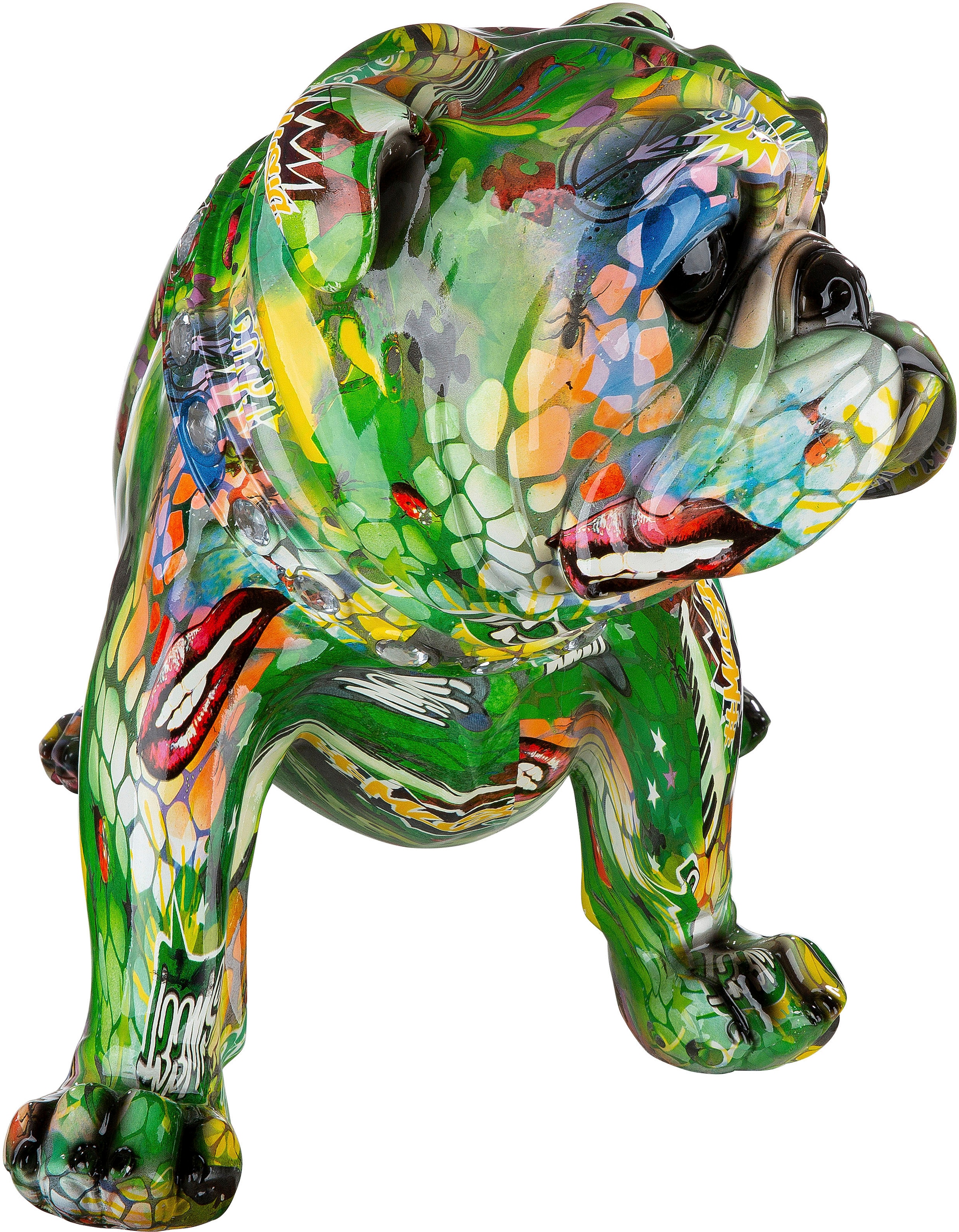 Casablanca by Gilde Tierfigur »XL Bulldogge Street Art«, Graffiti-Design