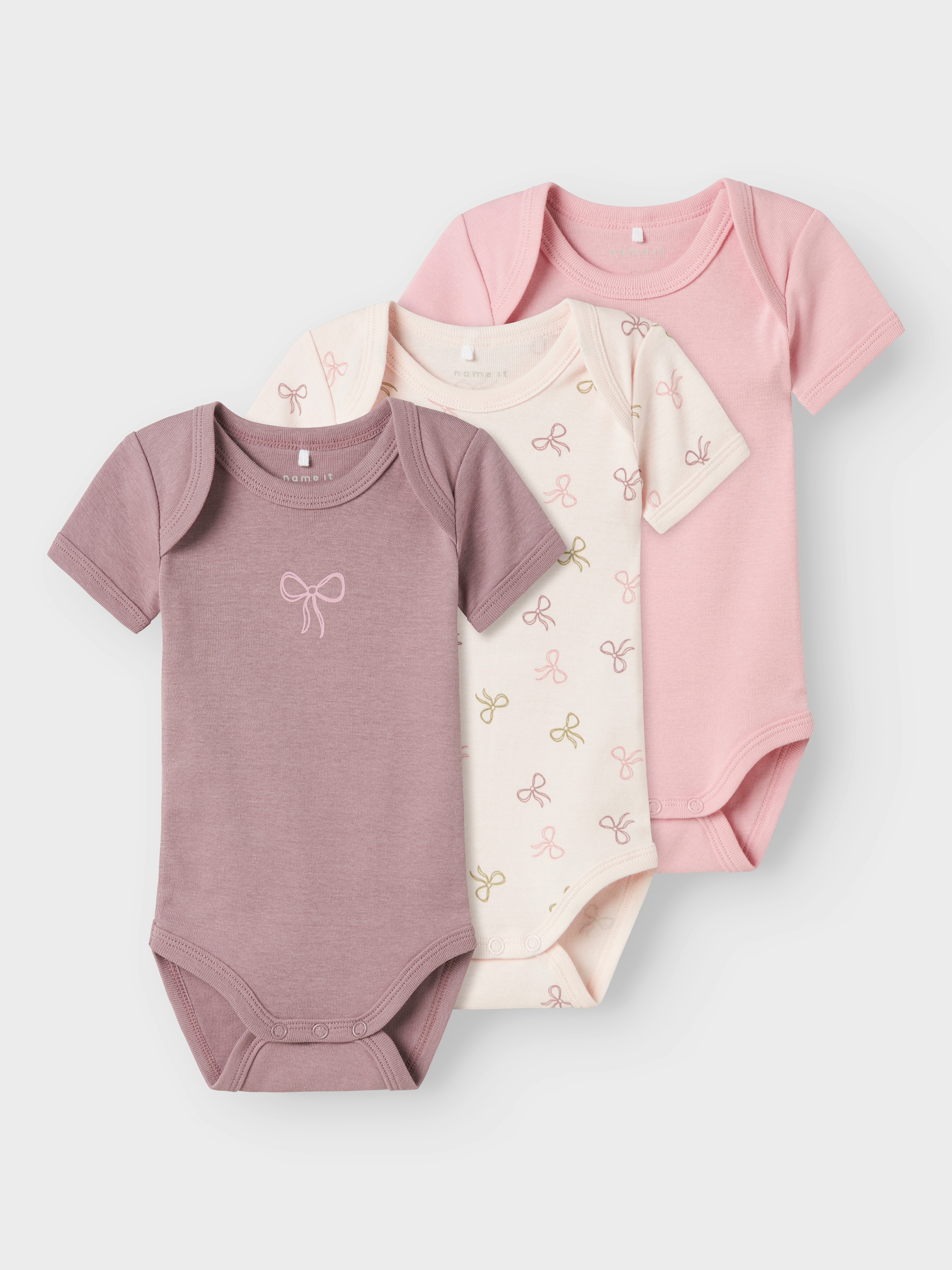 Name It Body »NBFBODY für Mädchen mit süssem Print und angenehmem Tragegefühl« Packung, 3 Stk. bedruckt, regular fit, Baumwolle, Rundhals