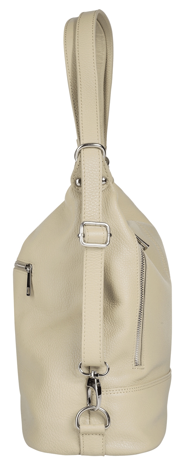 Samantha Look Cityrucksack, echt Leder, Made in Italy