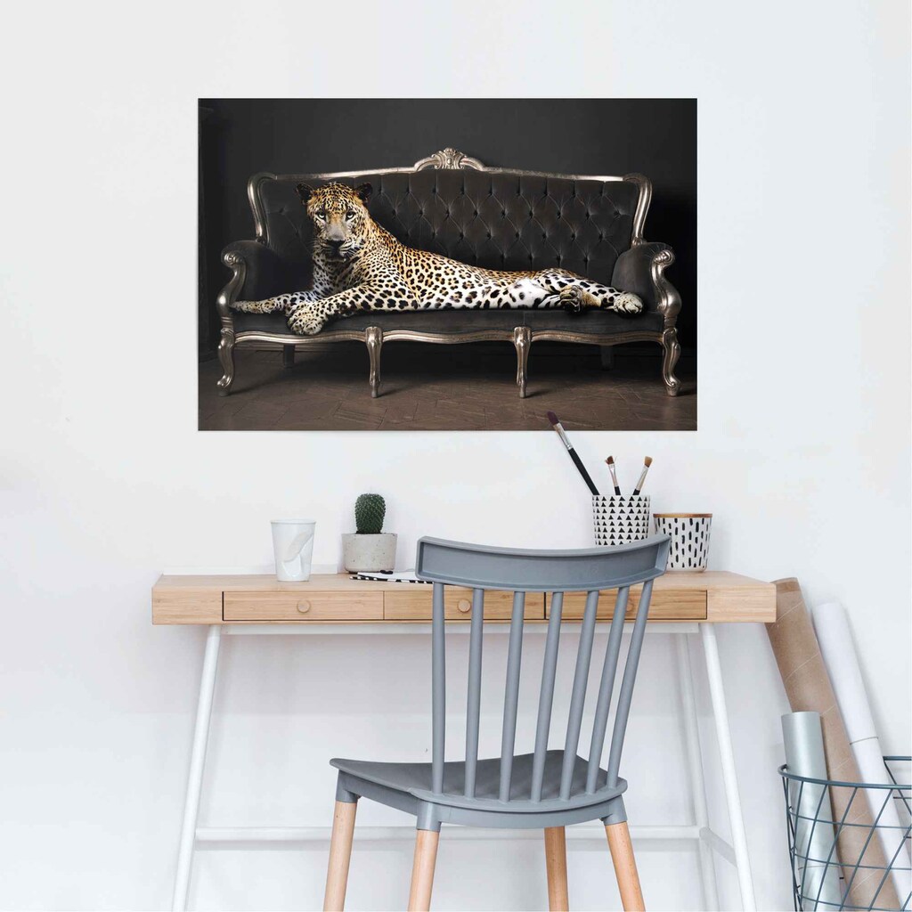 Reinders! Poster »Leopard Chic Panther - Liegend - Luxus - Relax«, (1 St.)