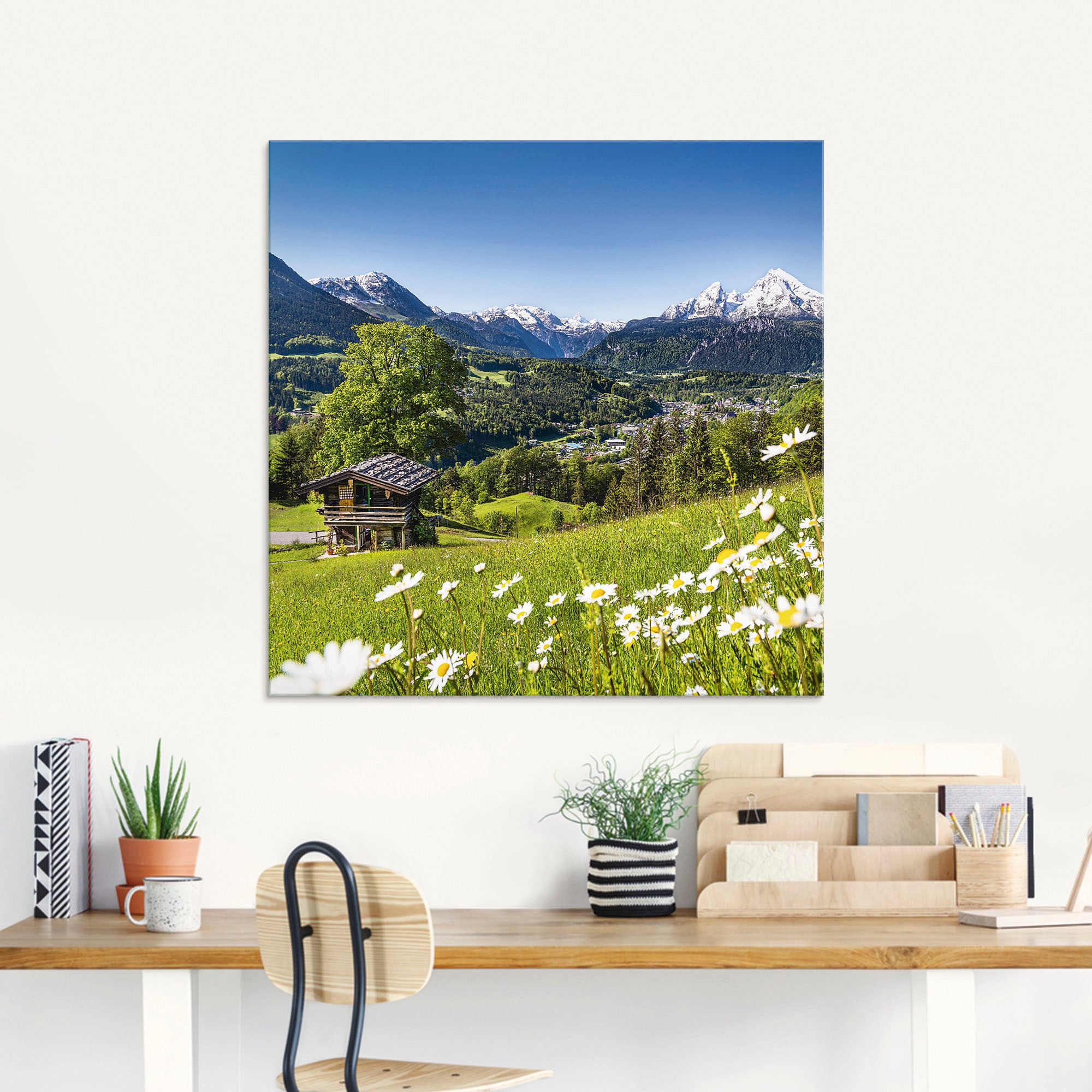 Artland Glasbild »Landschaft in den Bayerischen verschiedenen St.), Berge, Grössen online in | (1 Alpen«, bestellen Jelmoli-Versand