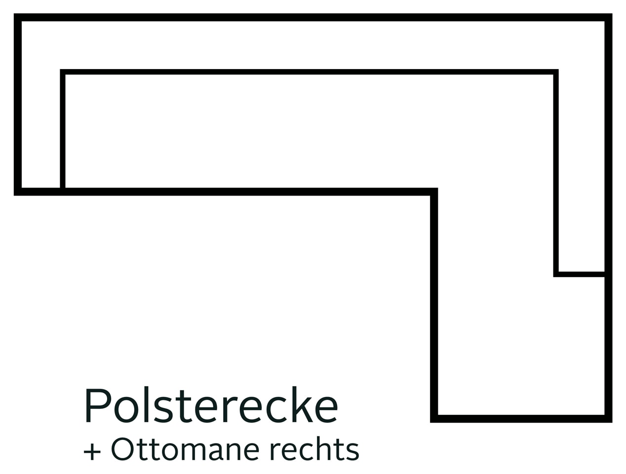 INOSIGN Ecksofa »Torben L-Form«, inkl.Bettfunktion und Bettkasten, Ottomane rechts/links montierbar