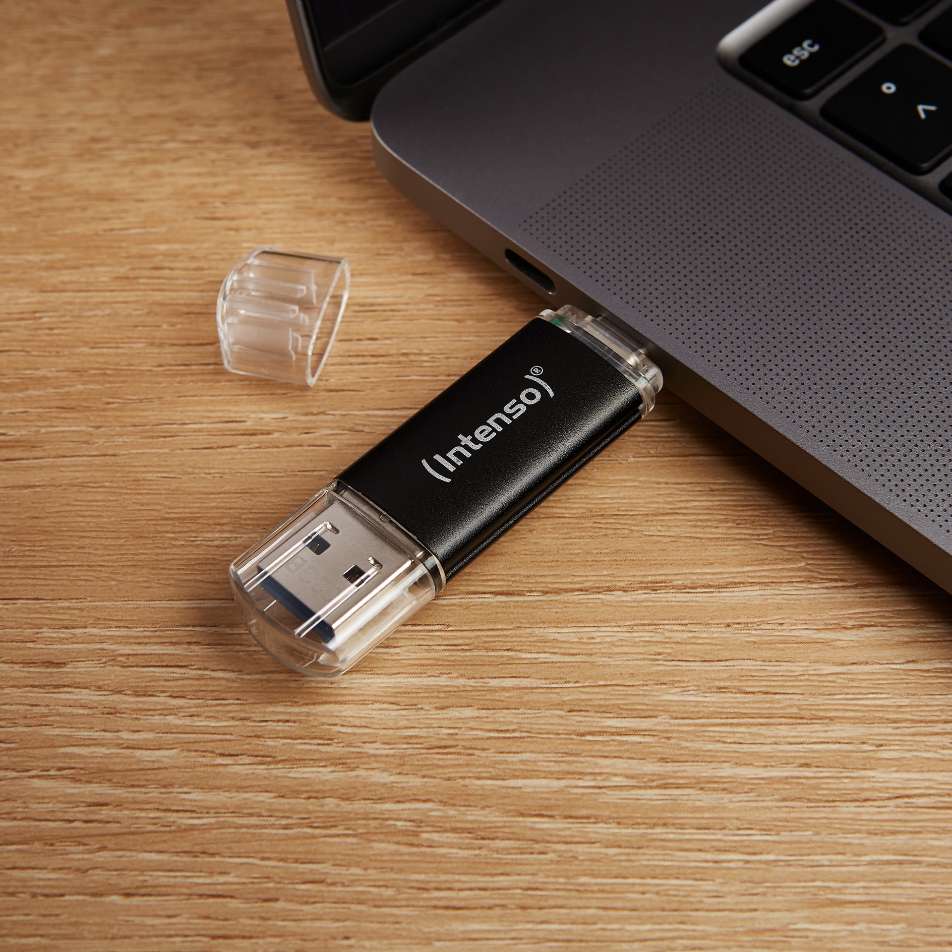 Intenso USB-Stick »Twist Line 128 GB«, (USB 3.2 Lesegeschwindigkeit 70,00 MB/s), USB-A und USB-C Anschluss