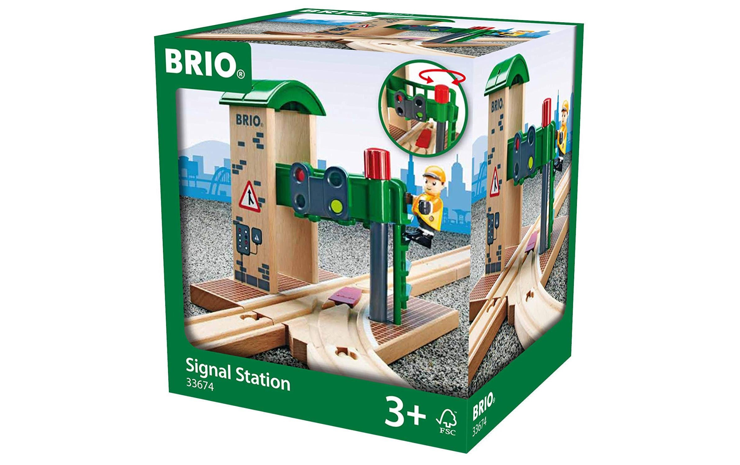 BRIO® Spielzeugeisenbahn-Gebäude »BRIO® WORLD Signal Station«