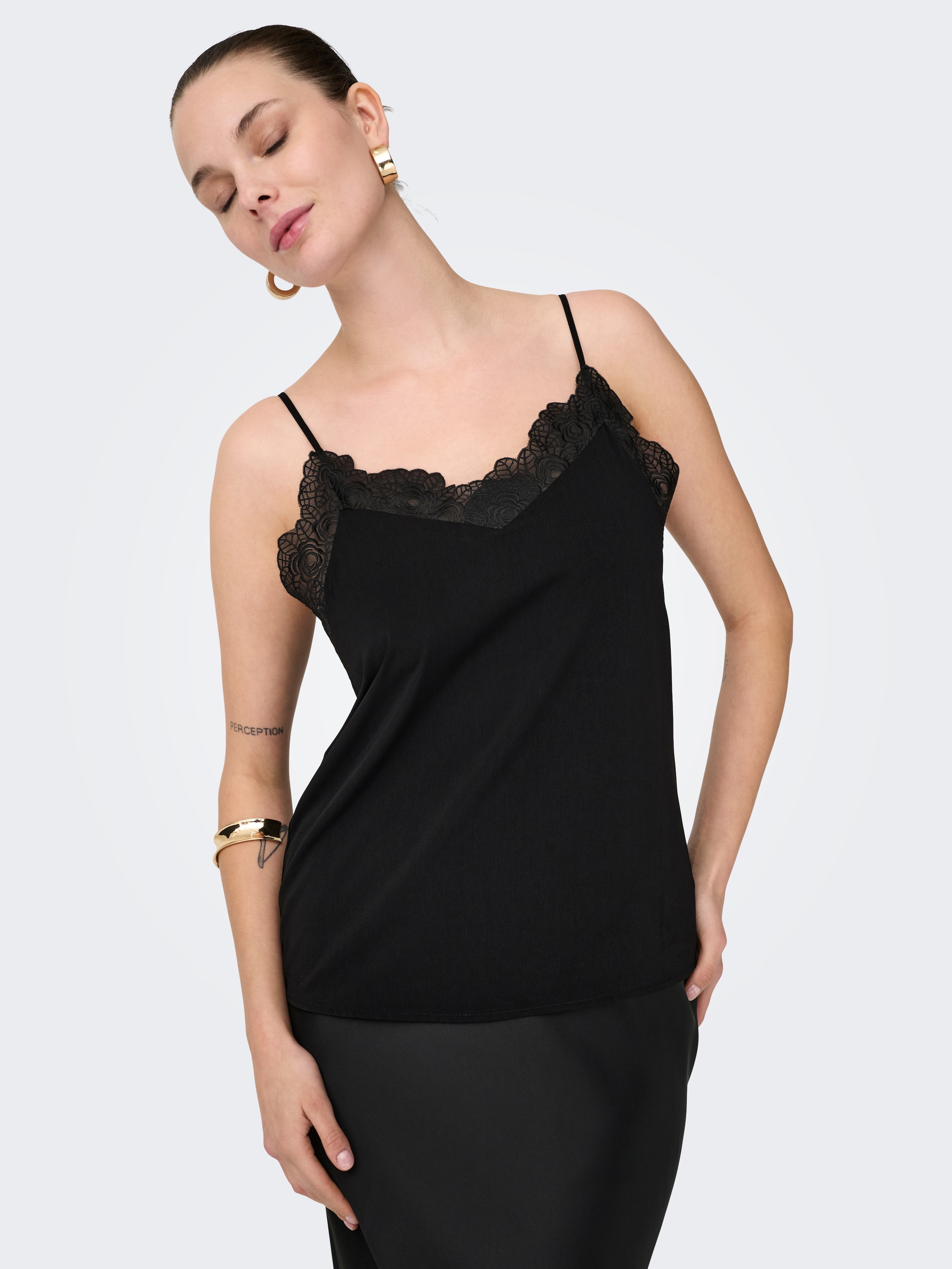 ONLY Spaghettitop »ONLELLEY FR LACE SINGLET CS PTM«