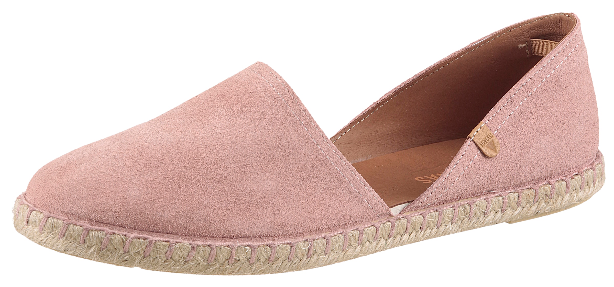 VERBENAS Espadrille »CARMEN SERRAJE« , Schlupfschuh, Sommerschuh, Loafer mit typischem Jute-Rahmen