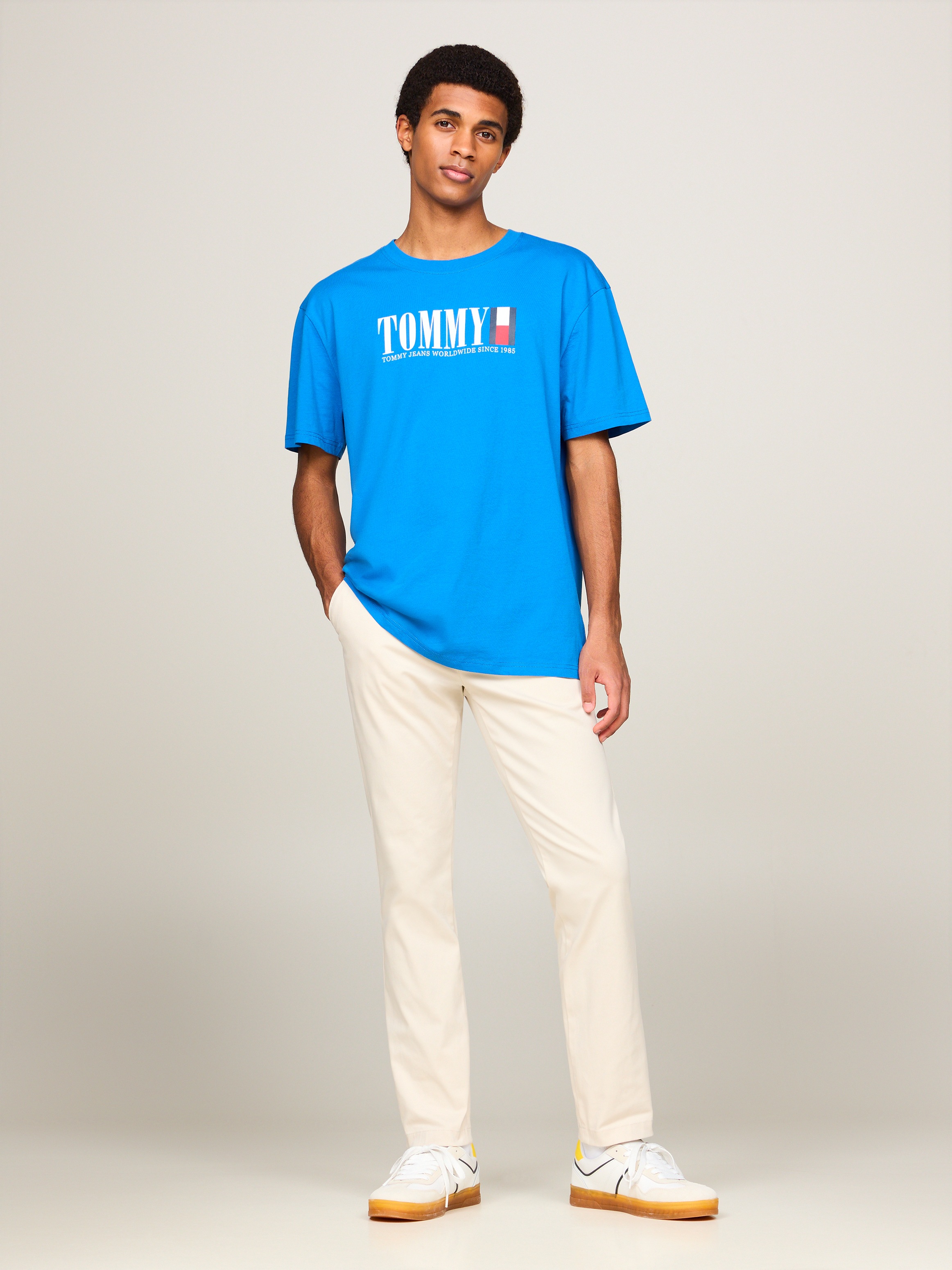 Tommy Jeans T-Shirt »TJM REG TOMMY DNA FLAG TEE EXT«, mit Logoprint