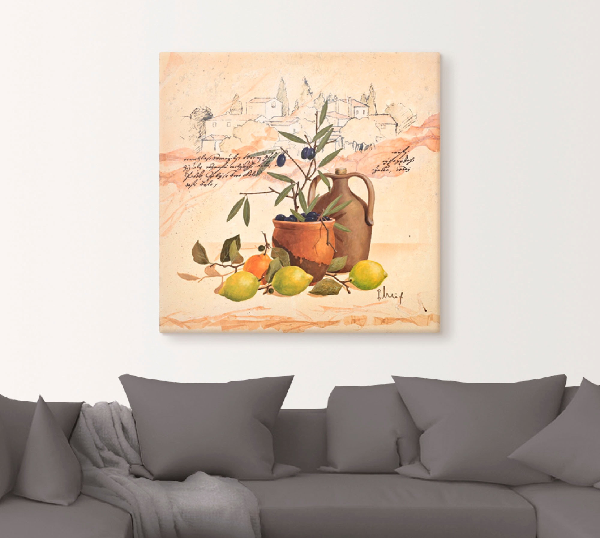 Artland Wandbild »Lavendel Impressionen«, Arrangements, (1 St.), als Leinwandbild, Poster, Wandaufkleber in verschied. Grössen