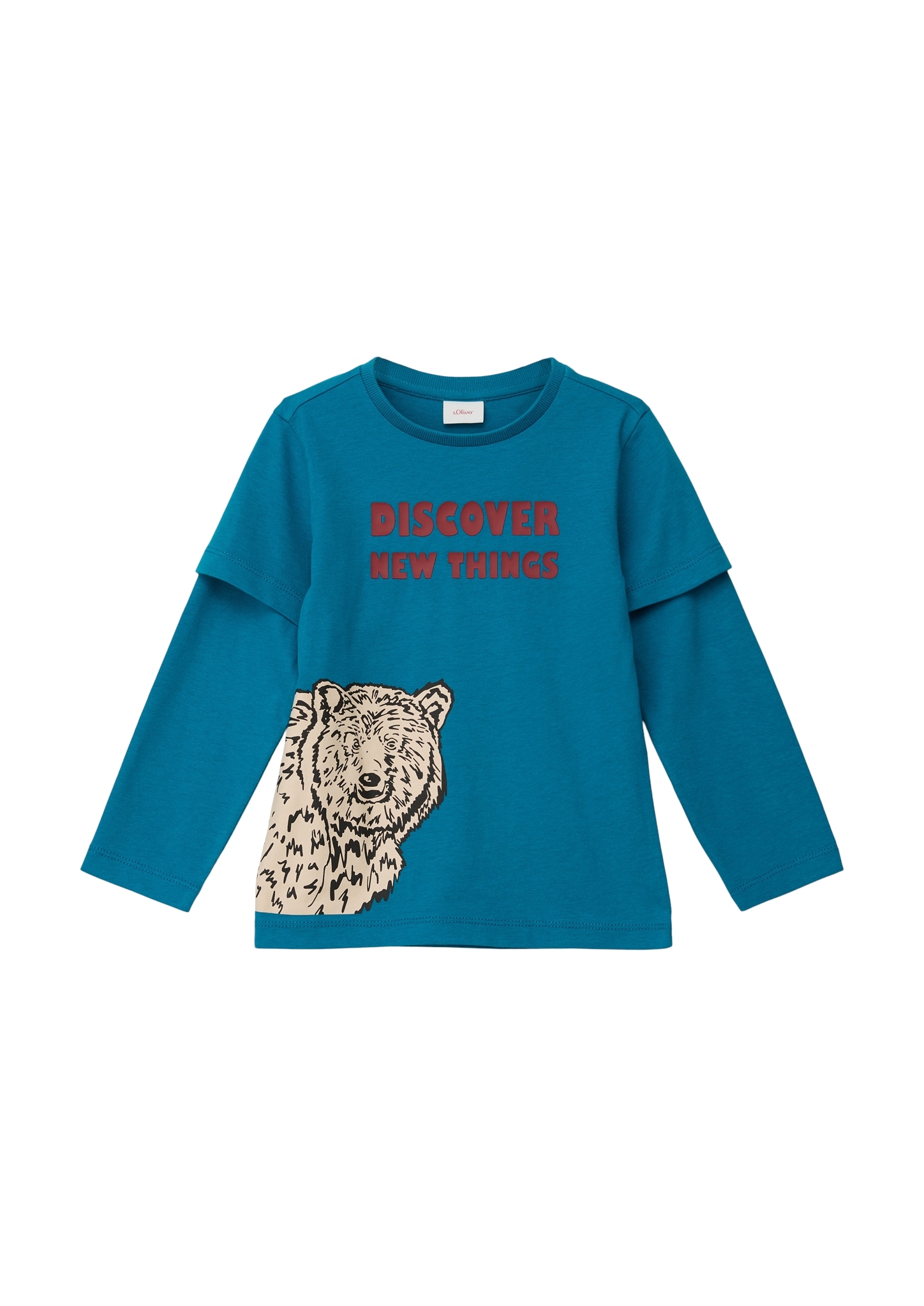 ✵ s.Oliver Langarmshirt, kaufen Jelmoli-Versand T-Shirt mit | Look Junior online