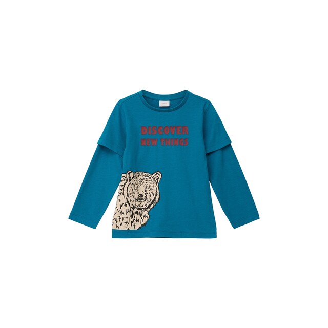 ✵ s.Oliver Junior Langarmshirt, mit T-Shirt Look online kaufen |  Jelmoli-Versand