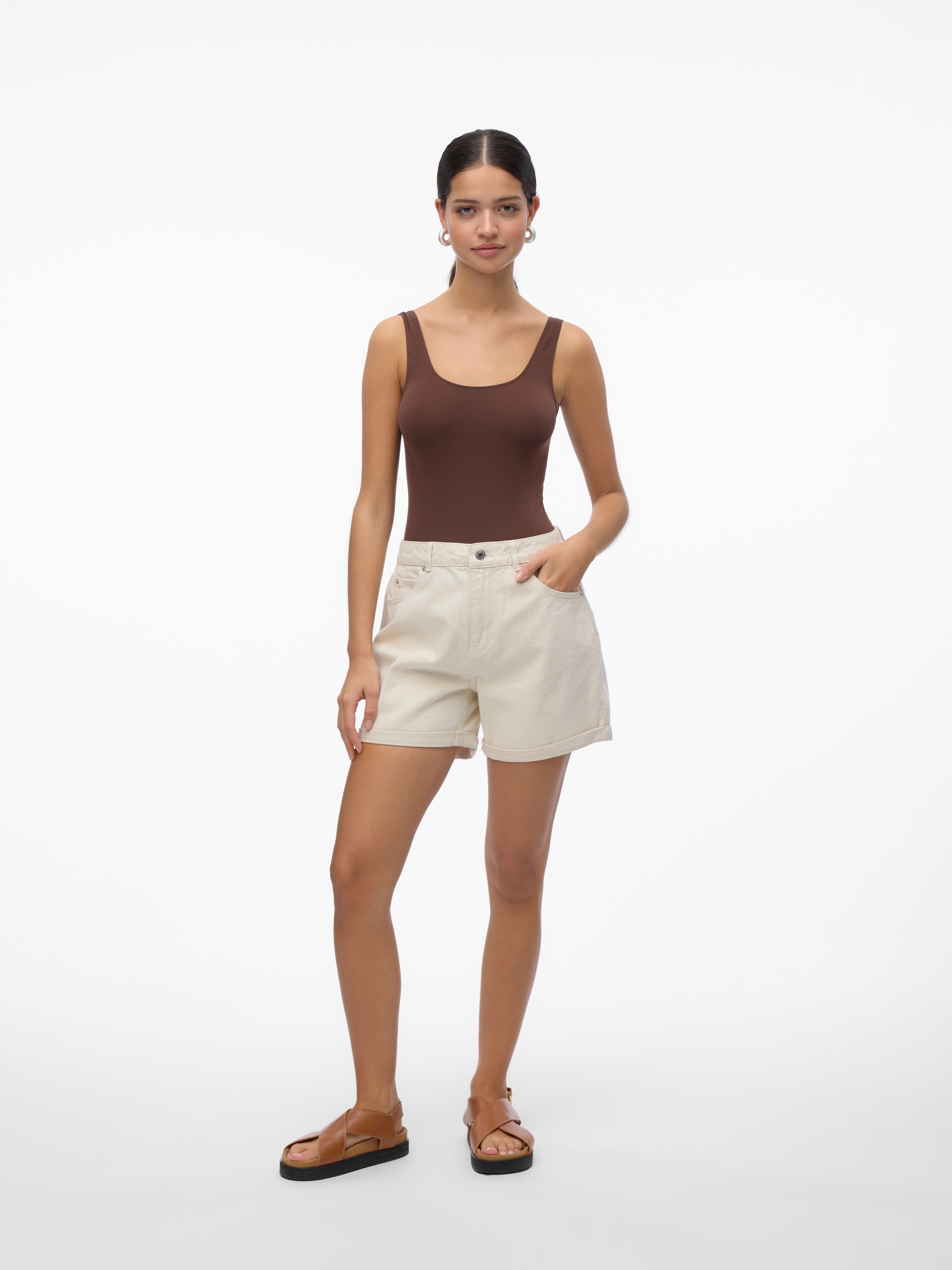 Vero Moda Jeansshorts »VMZURI HR LOOSE SHORTS MIX NOOS«