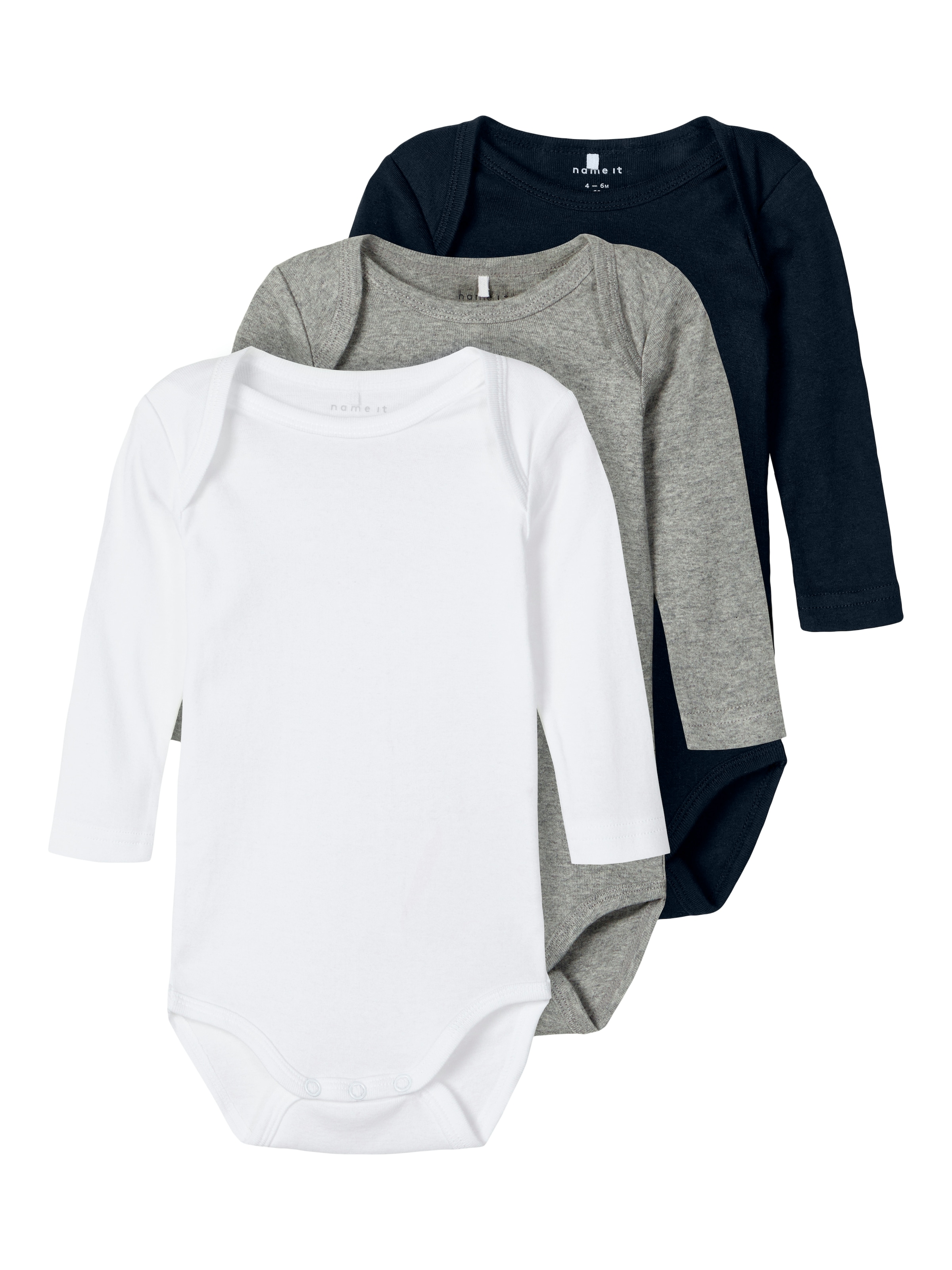 Name It Body »NBNBODY 3P LS SOLID NOOS«