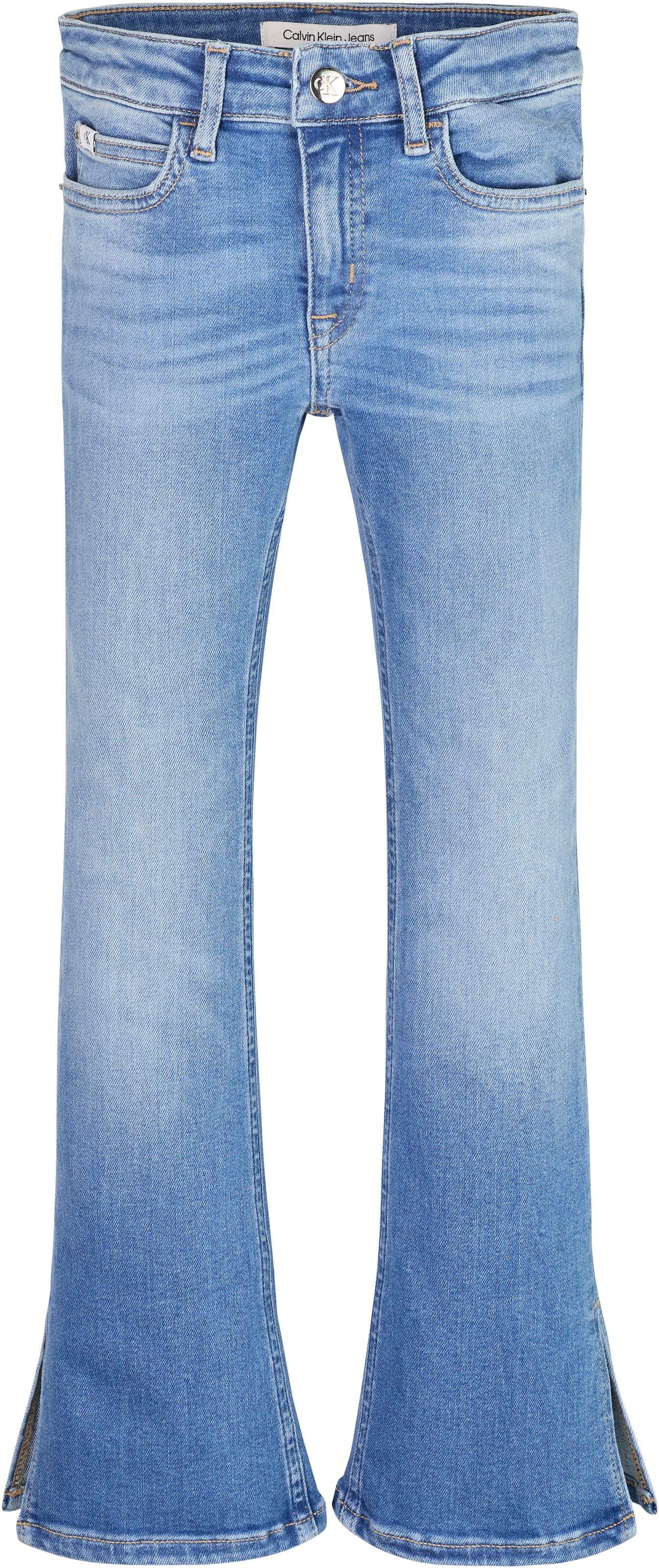 Calvin Klein Jeans Stretch-Jeans »FLARE MR SPLIT VISUAL MID BLUE«