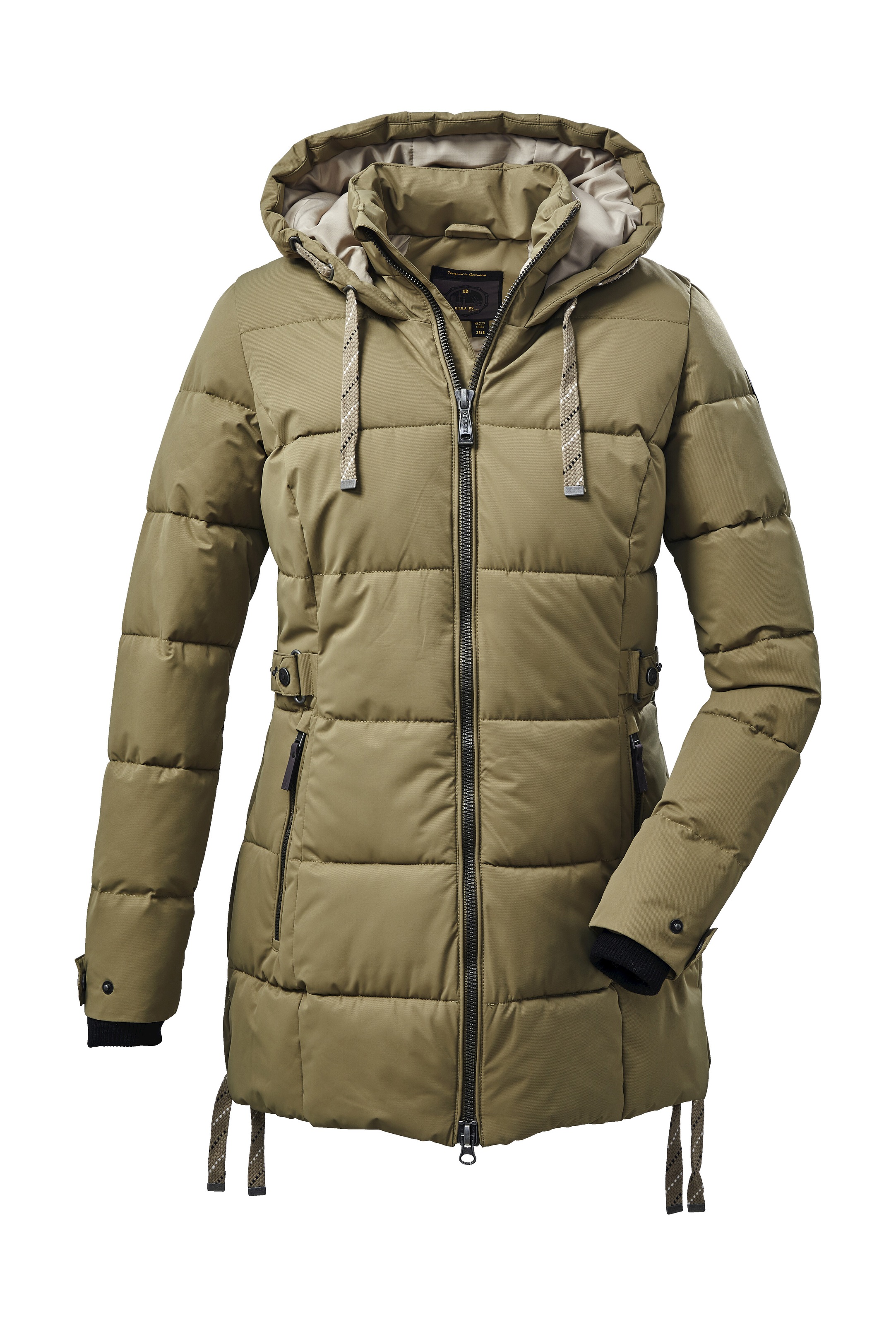 G.I.G.A. DX by killtec Steppjacke »GW 38 WMN QLTD JCKT« Wasserabweisende Winterjacke mit verstellbarer Kapuze und Saum