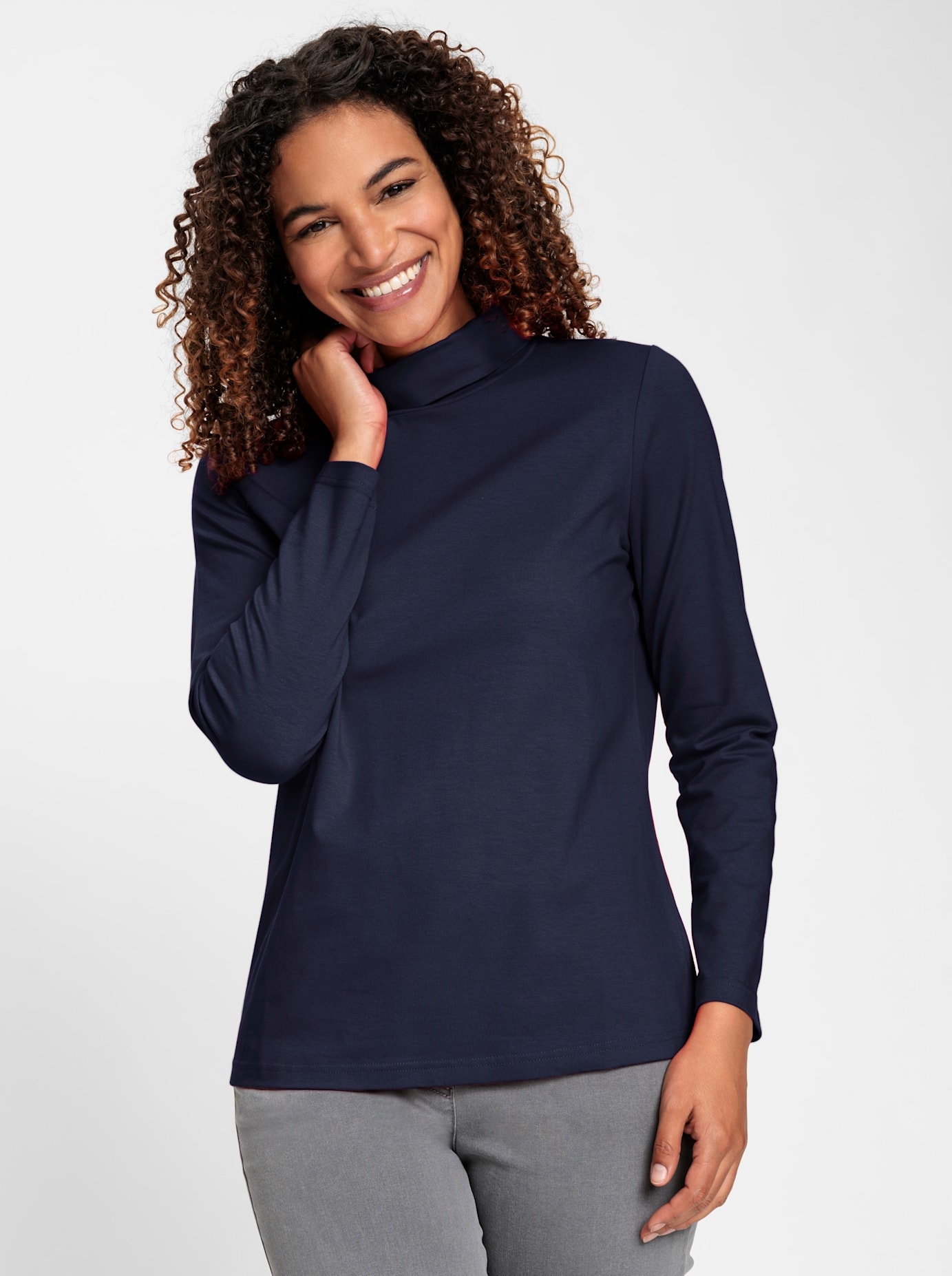 Casual Looks Rollkragenshirt »Rollkragen-Shirt«, (1 tlg.)