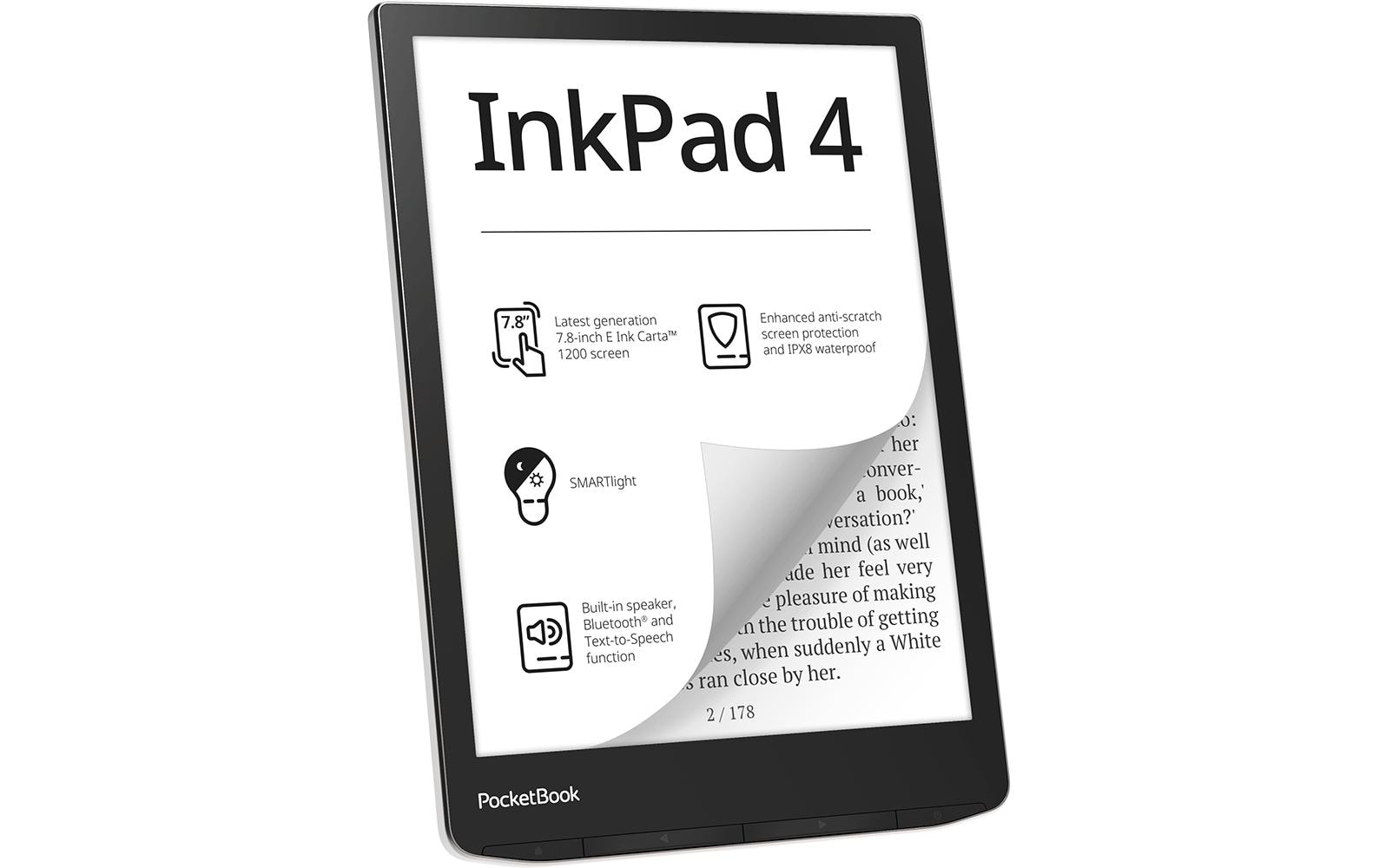 PocketBook E-Book »Reader InkPad 4 Silber« (19,73 cm / 7,8 ″) 32 GB )