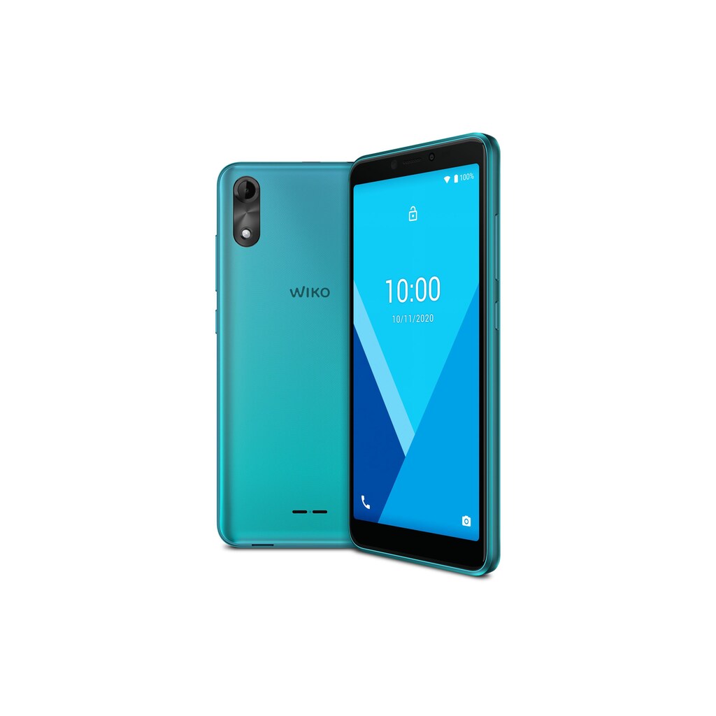 WIKO Smartphone »Y51 16GB Mint«, Blau, 13,84 cm/5,45 Zoll, 16 GB Speicherplatz, 5 MP Kamera