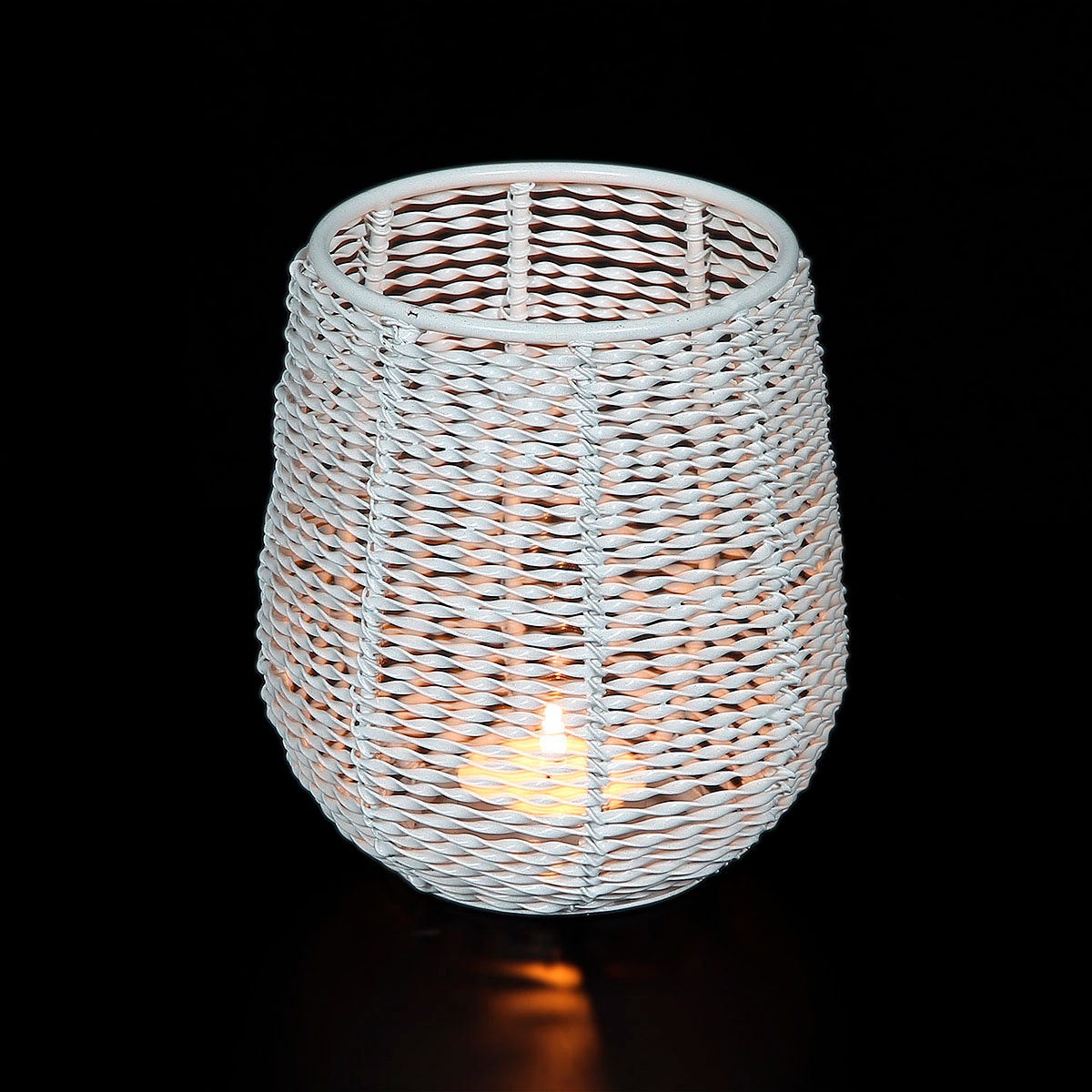 Ambiente Haus Kerzenlaterne »Kerzenhalter aus Draht Weiss - (H) 13 cm«, (1  St.) online kaufen | Jelmoli-Versand