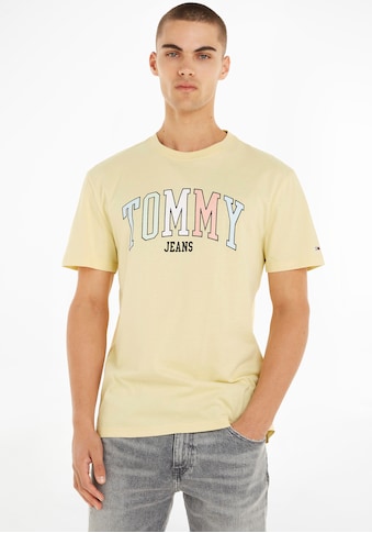 Tommy Jeans T-Shirt »TJM CLSC COLLEGE POP TOMMY TEE«, mit grossem Logo-Frontmotiv kaufen